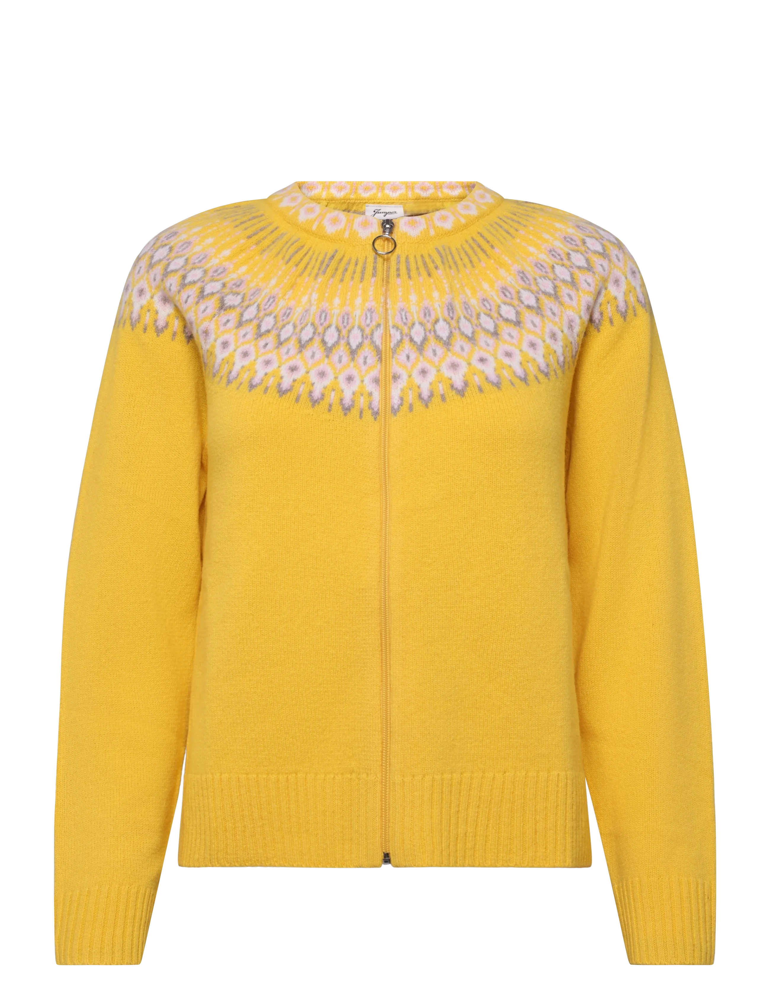 Jumperfabriken Audrey Cardigan - Vardagsstil - YELLOW / yellow