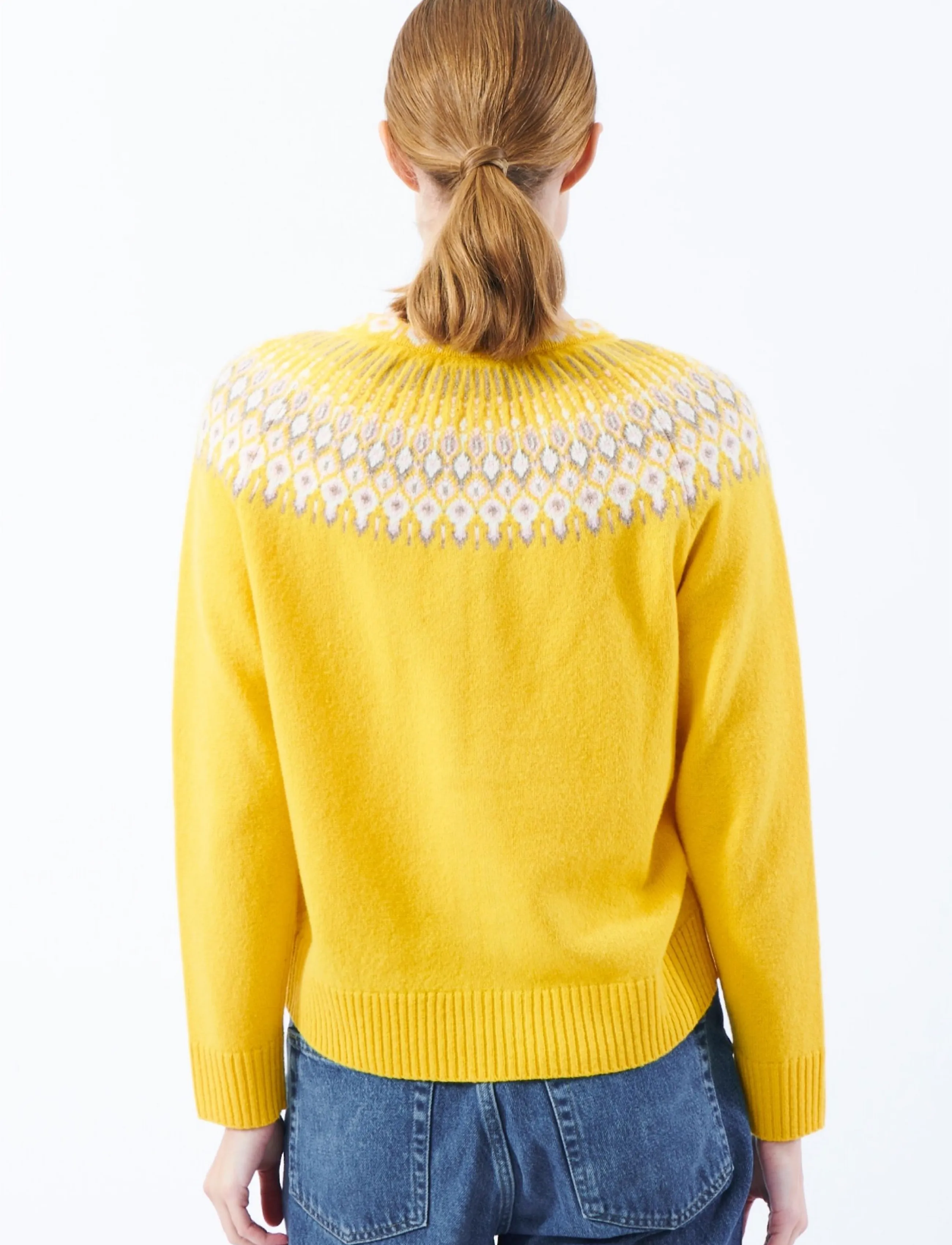 Jumperfabriken - Audrey Cardigan - koftor - yellow - 3