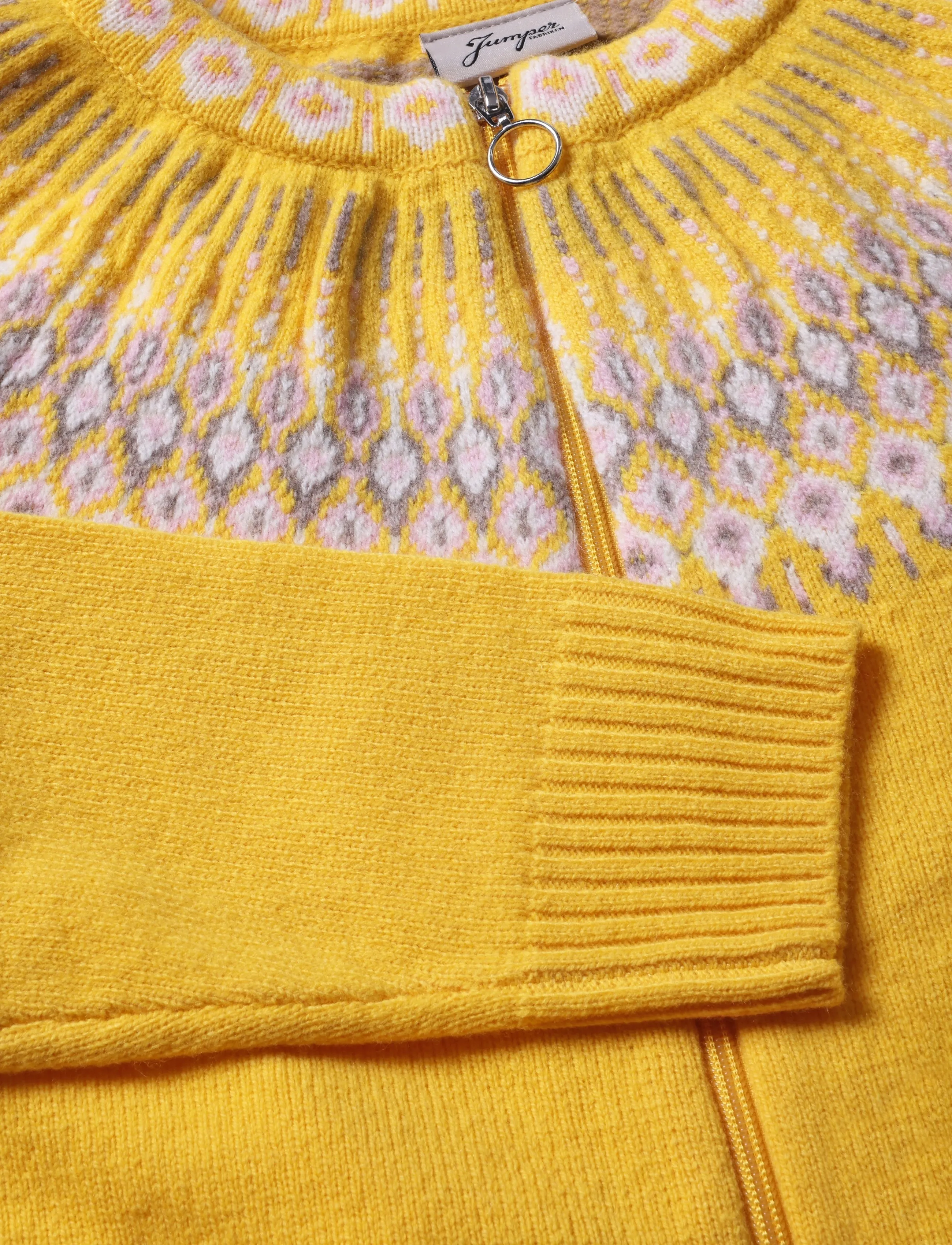 Jumperfabriken - Audrey Cardigan - koftor - yellow - 5