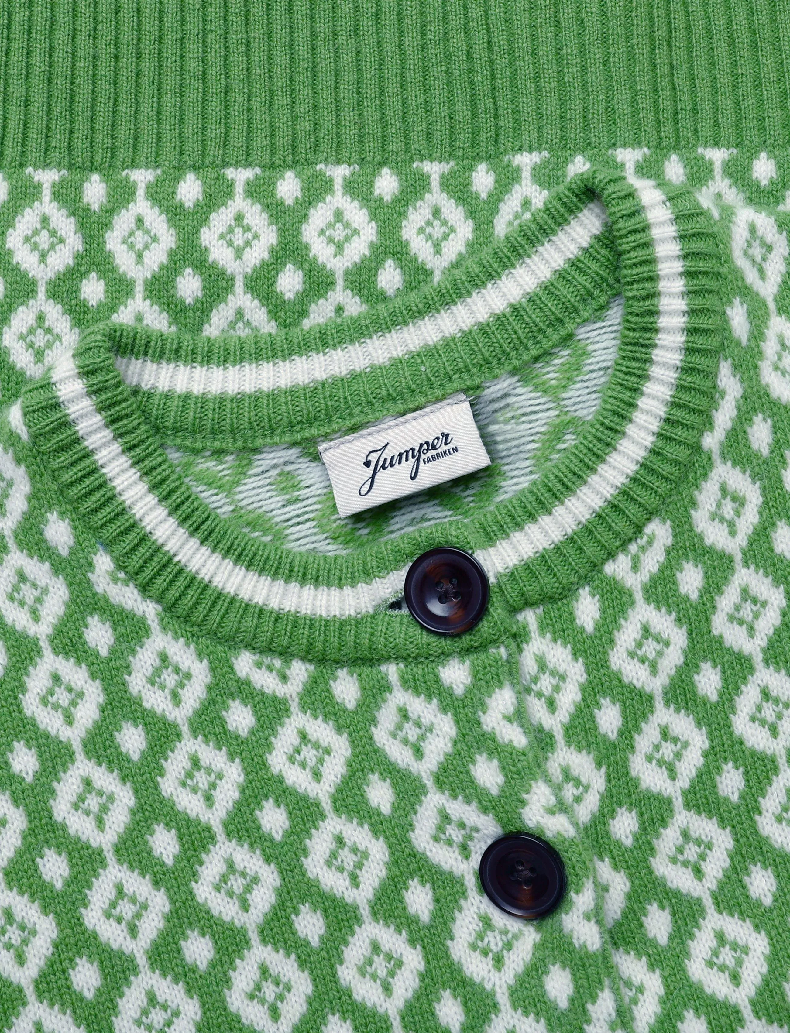 Jumperfabriken - Cosette Cardigan - green - 5