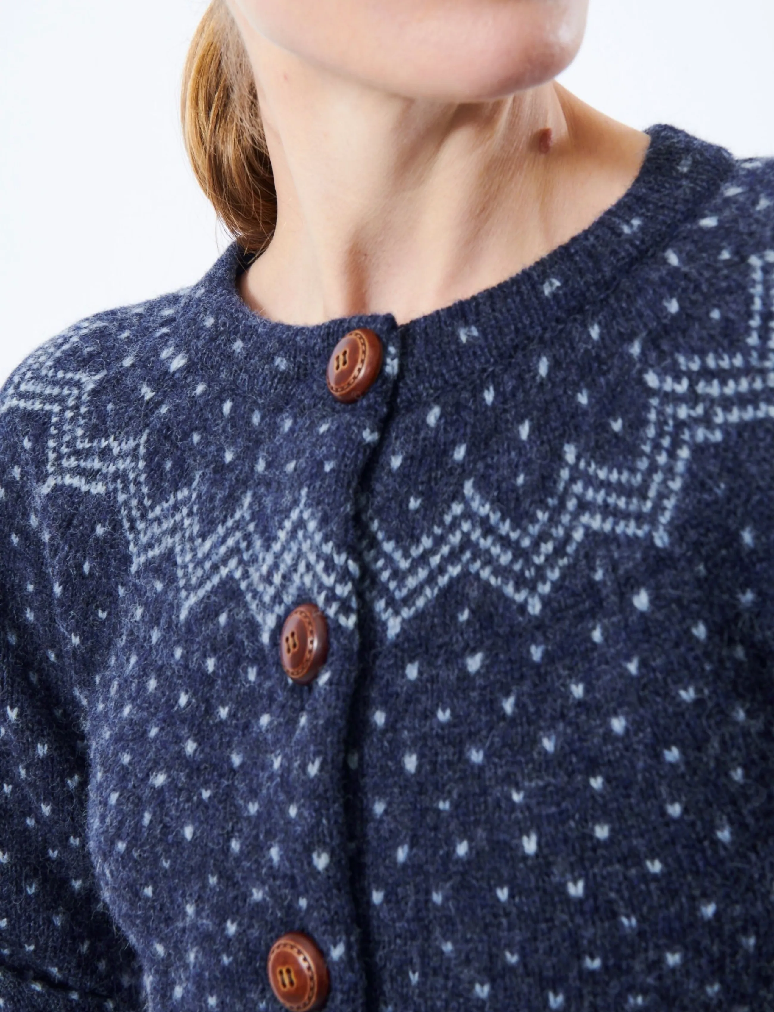 Jumperfabriken - Gullvor Cardigan - strickjacken - blue - 4