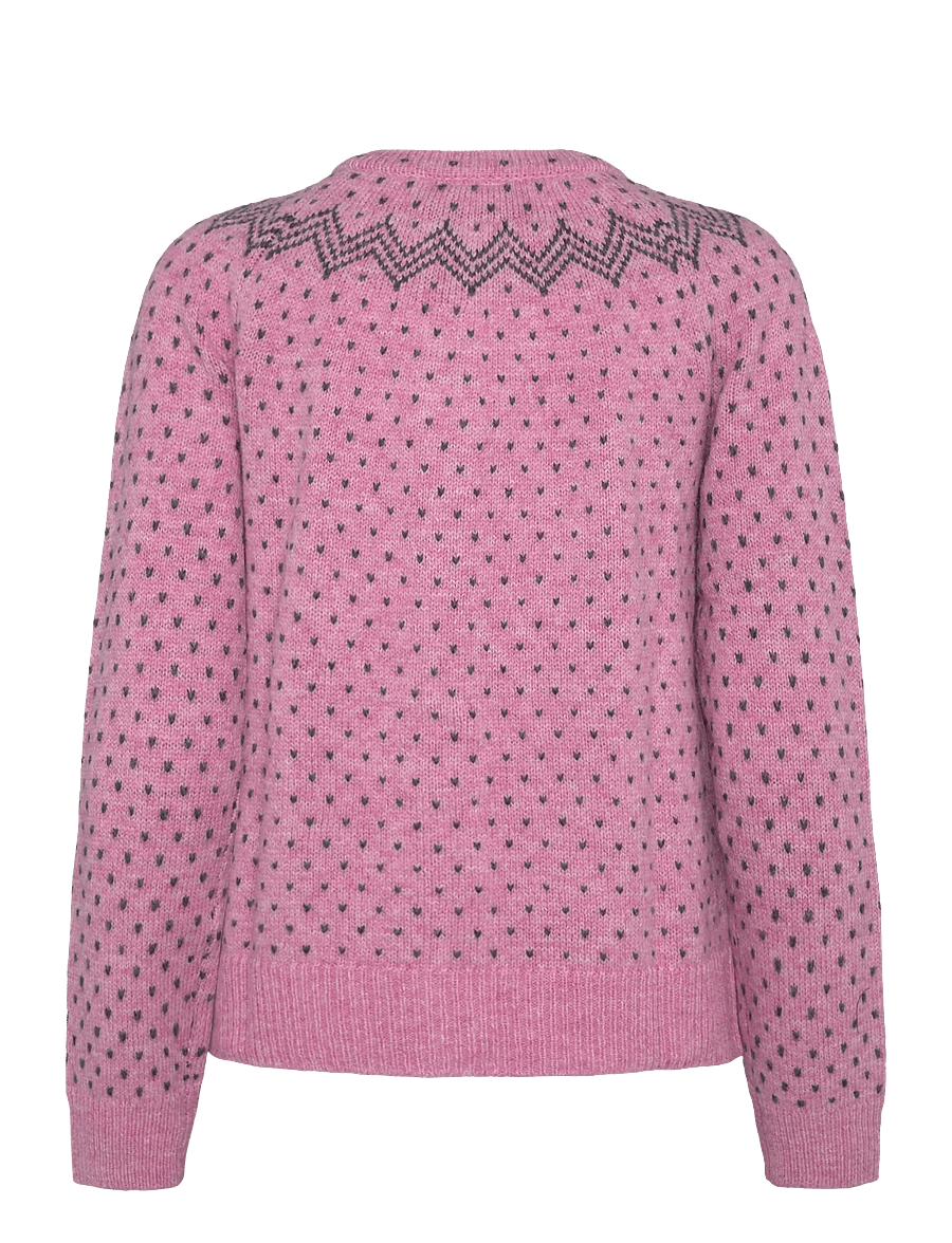Jumperfabriken - Gullvor Cardigan - strickjacken - pink - 2