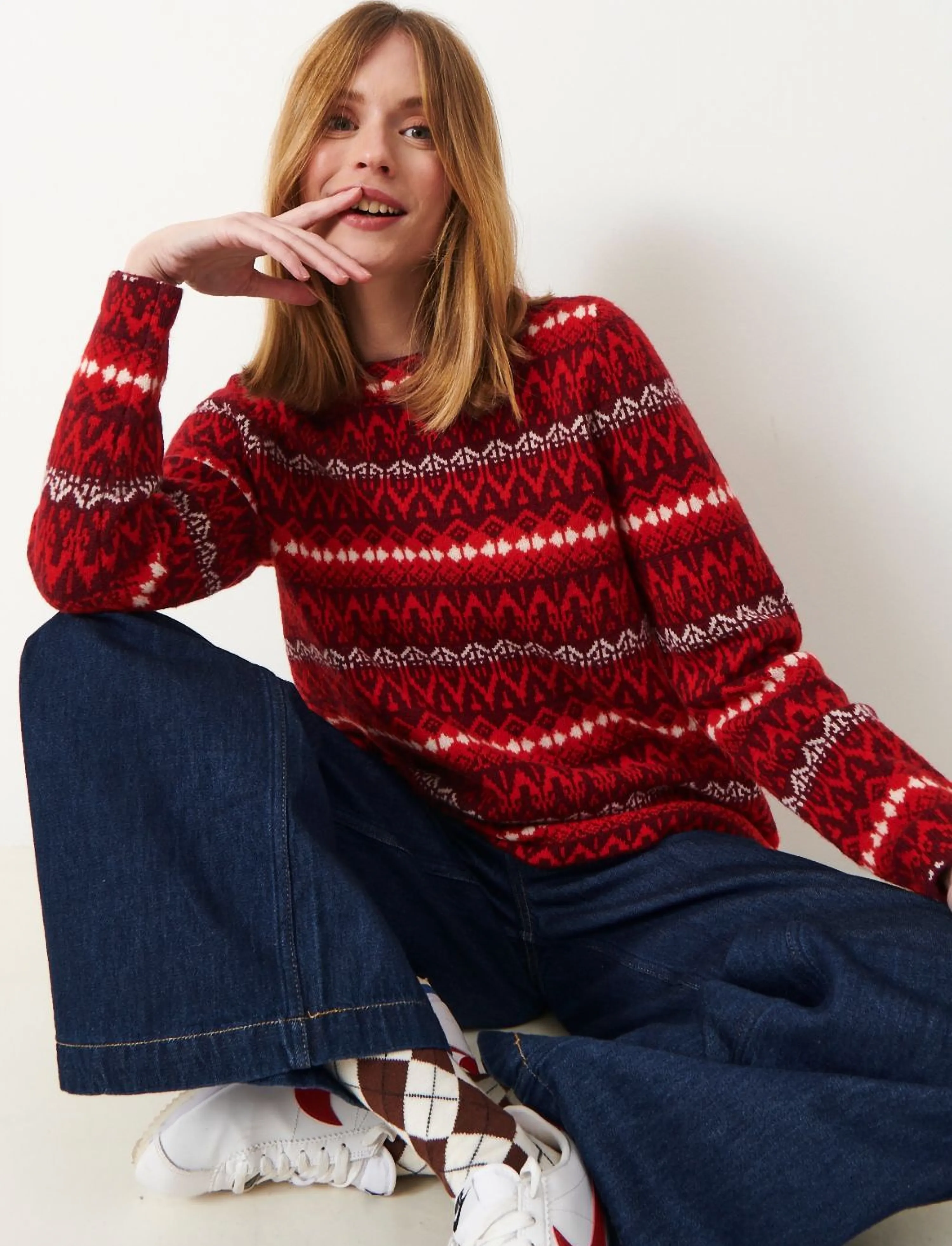 Jumperfabriken - Gunnel Jumper - jumpers - red - 4