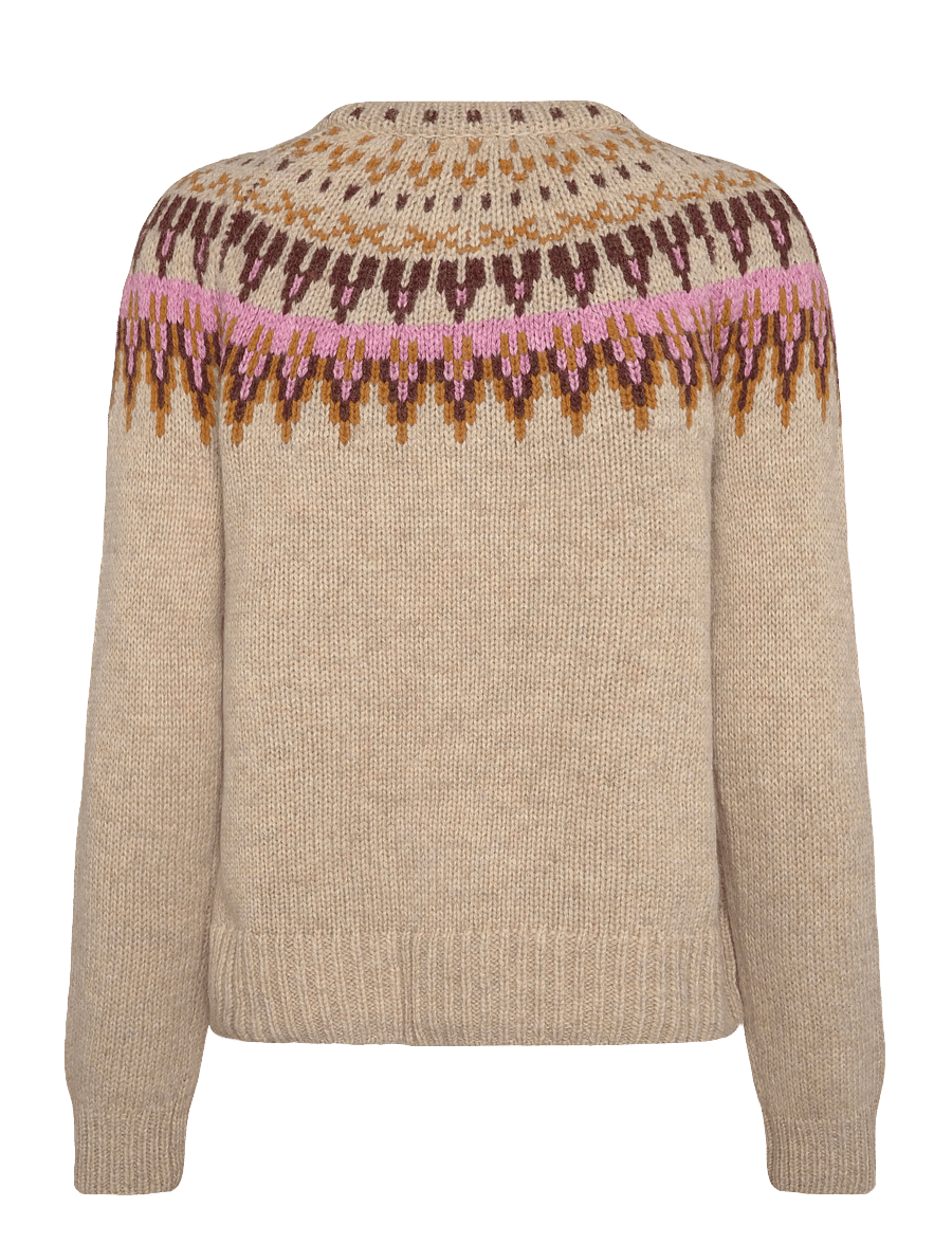 Jumperfabriken - Joelle Cardigan - koftor - sand - 2