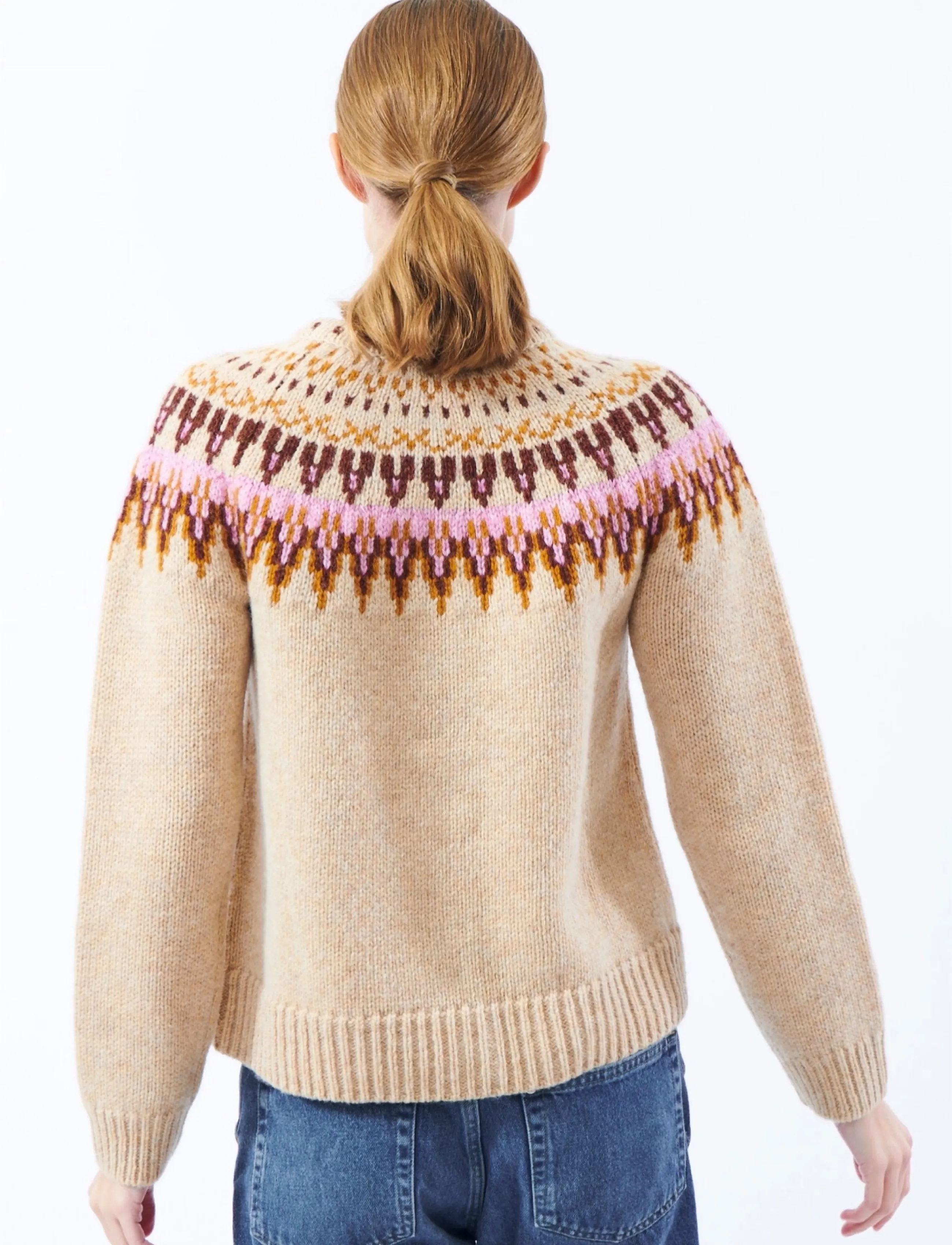Jumperfabriken - Joelle Cardigan - koftor - sand - 3