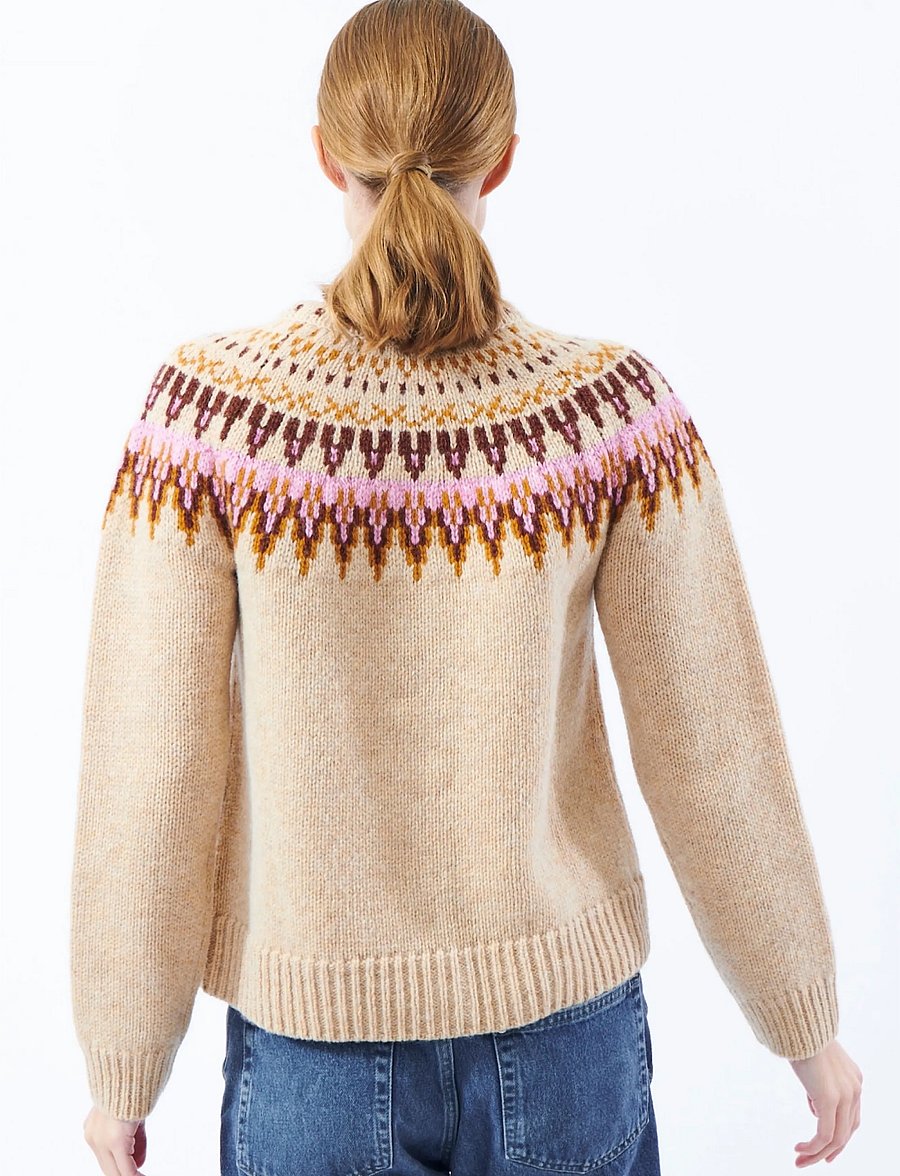 Jumperfabriken - Joelle Cardigan - koftor - sand - 3