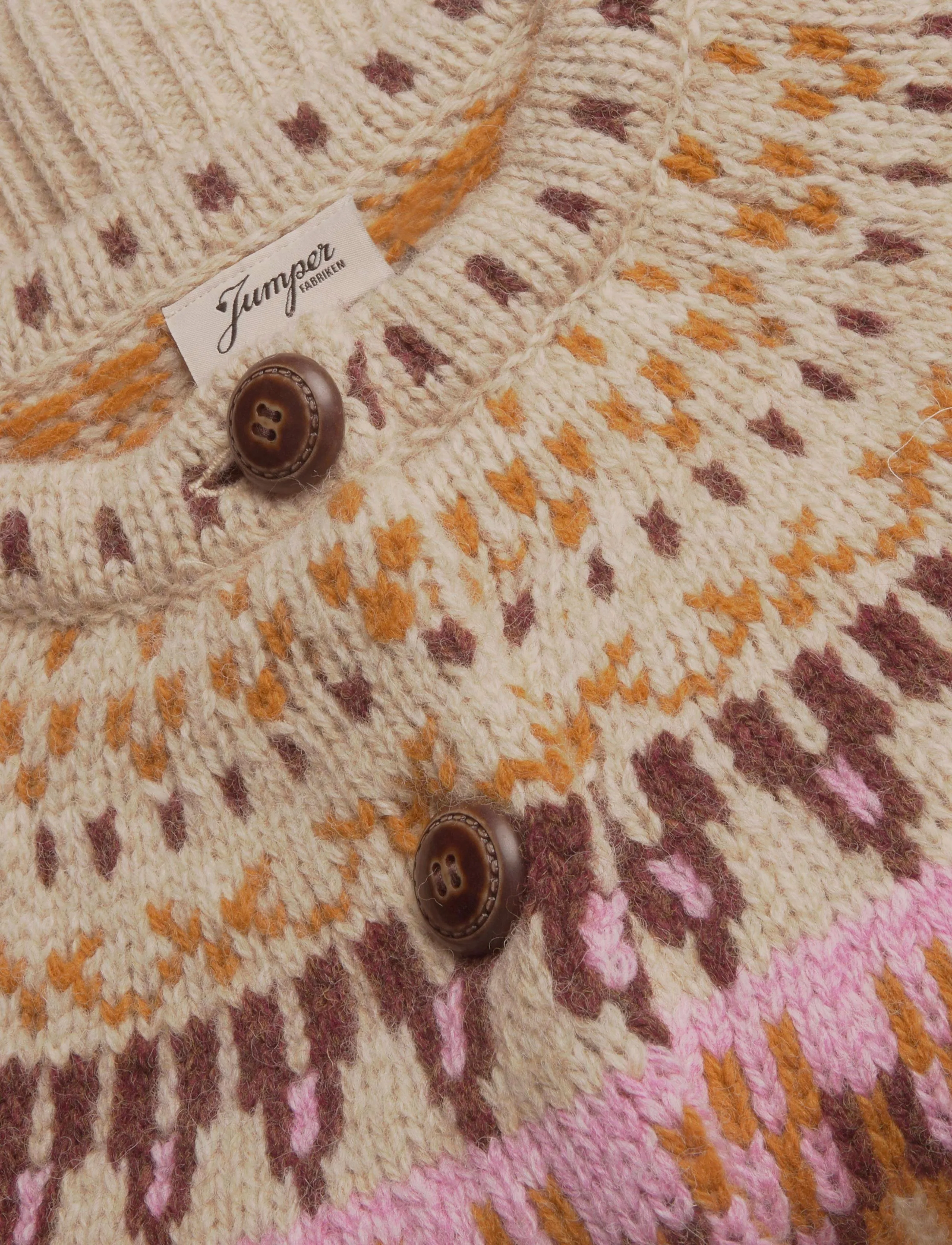 Jumperfabriken - Joelle Cardigan - koftor - sand - 5
