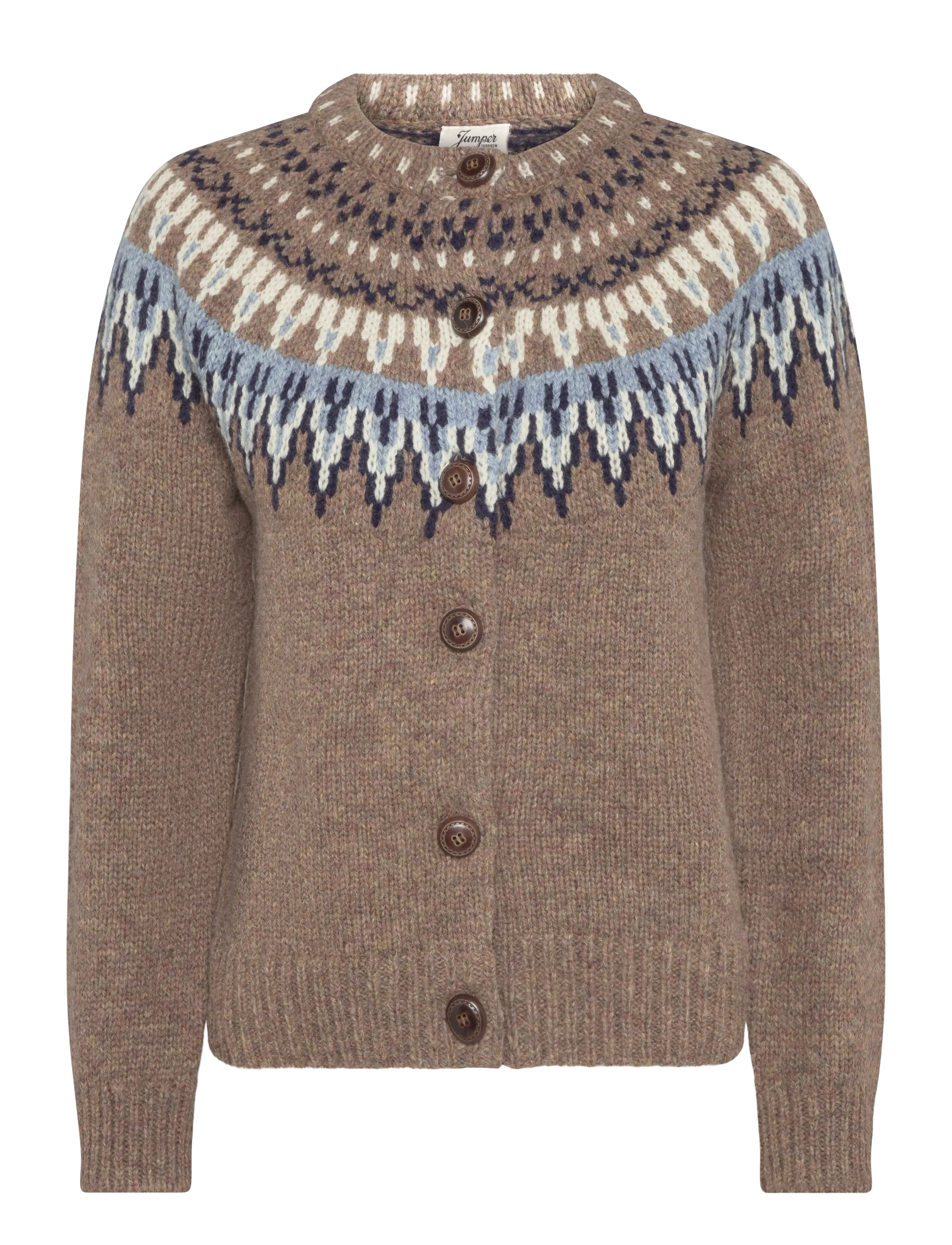 Jumperfabriken Joelle Cardigan - Vardagsstil - TAUPE / brown