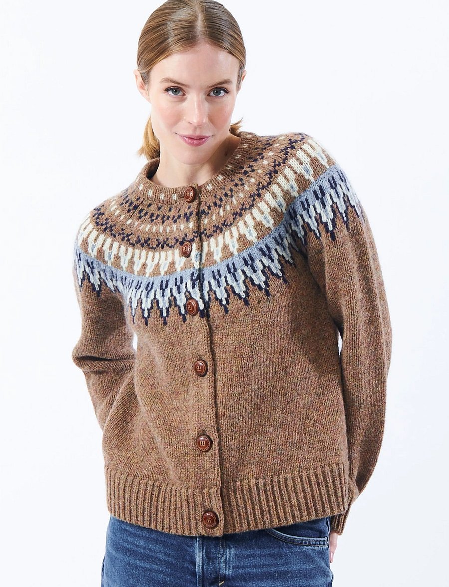 Jumperfabriken - Joelle Cardigan - koftor - taupe - 0
