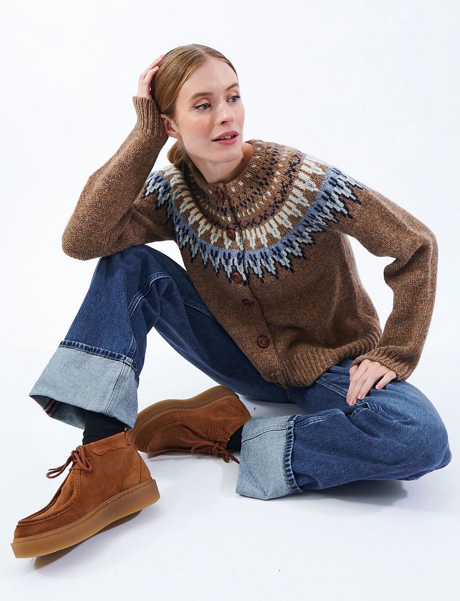 Jumperfabriken - Joelle Cardigan - koftor - taupe - 3