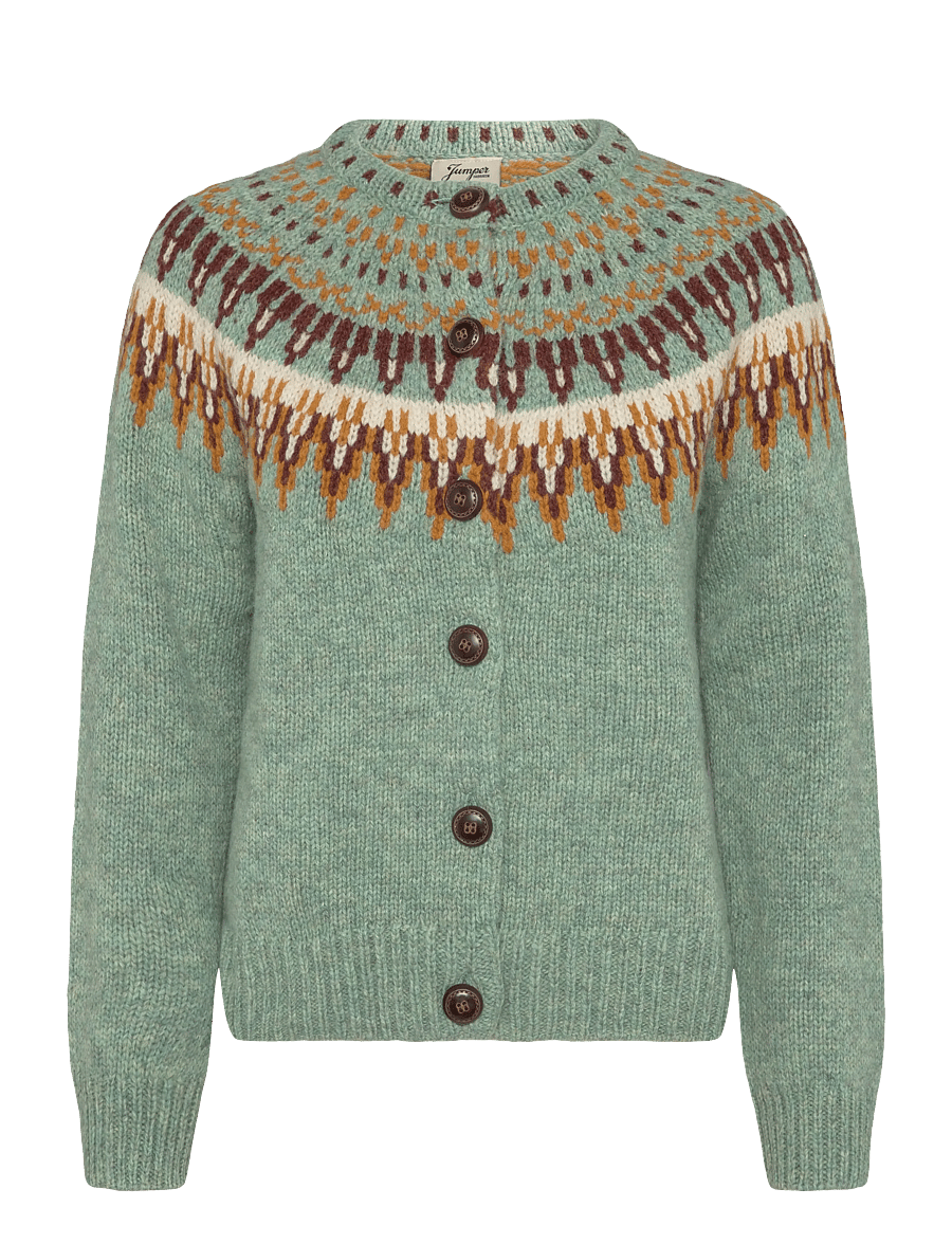Jumperfabriken - Joelle Cardigan - kardiganid - turquoise - 1