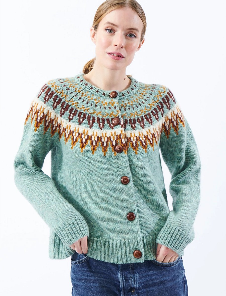 Jumperfabriken - Joelle Cardigan - kardiganid - turquoise - 0