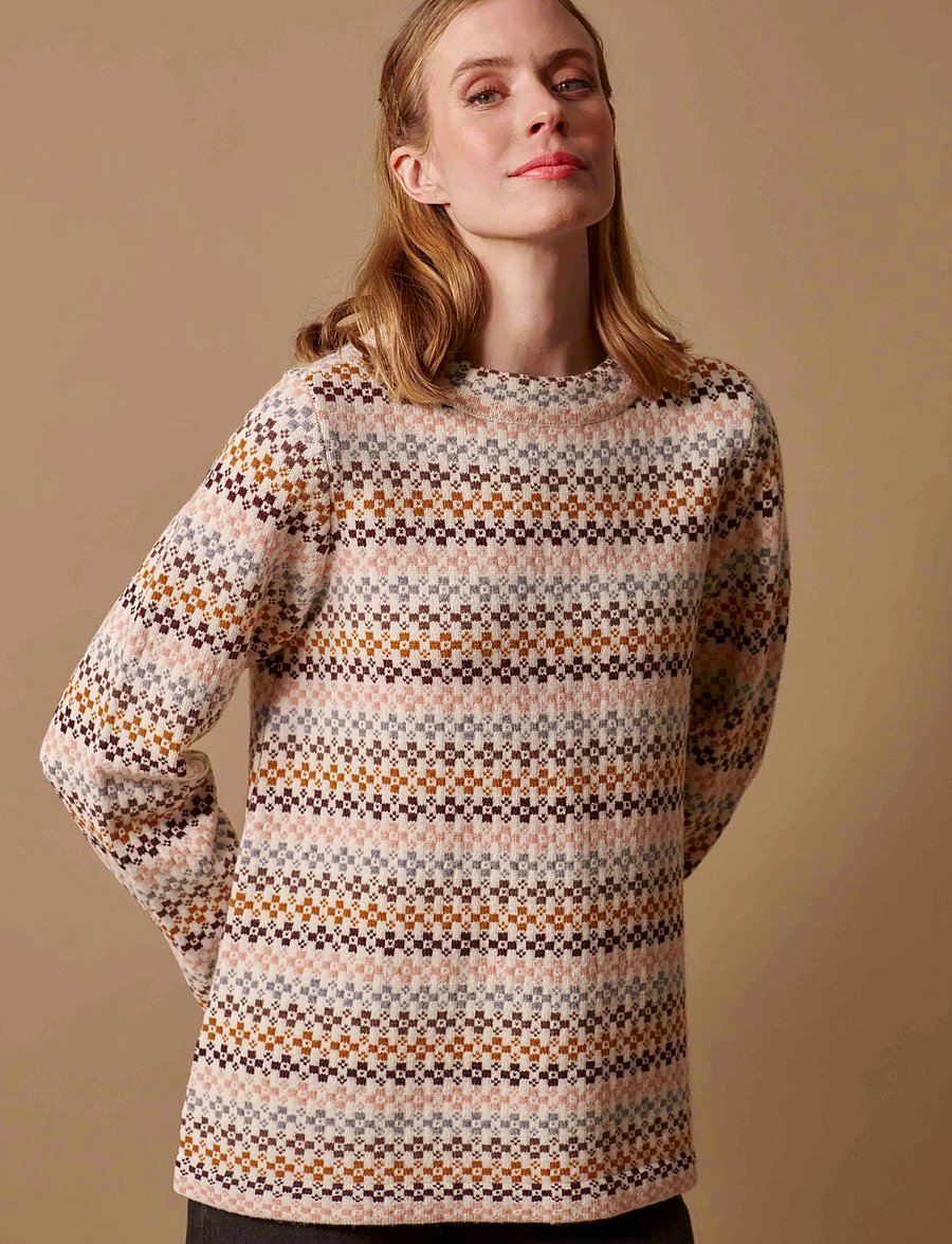 Jumperfabriken - Kajsa Jumper - stickade tröjor - multi - 0