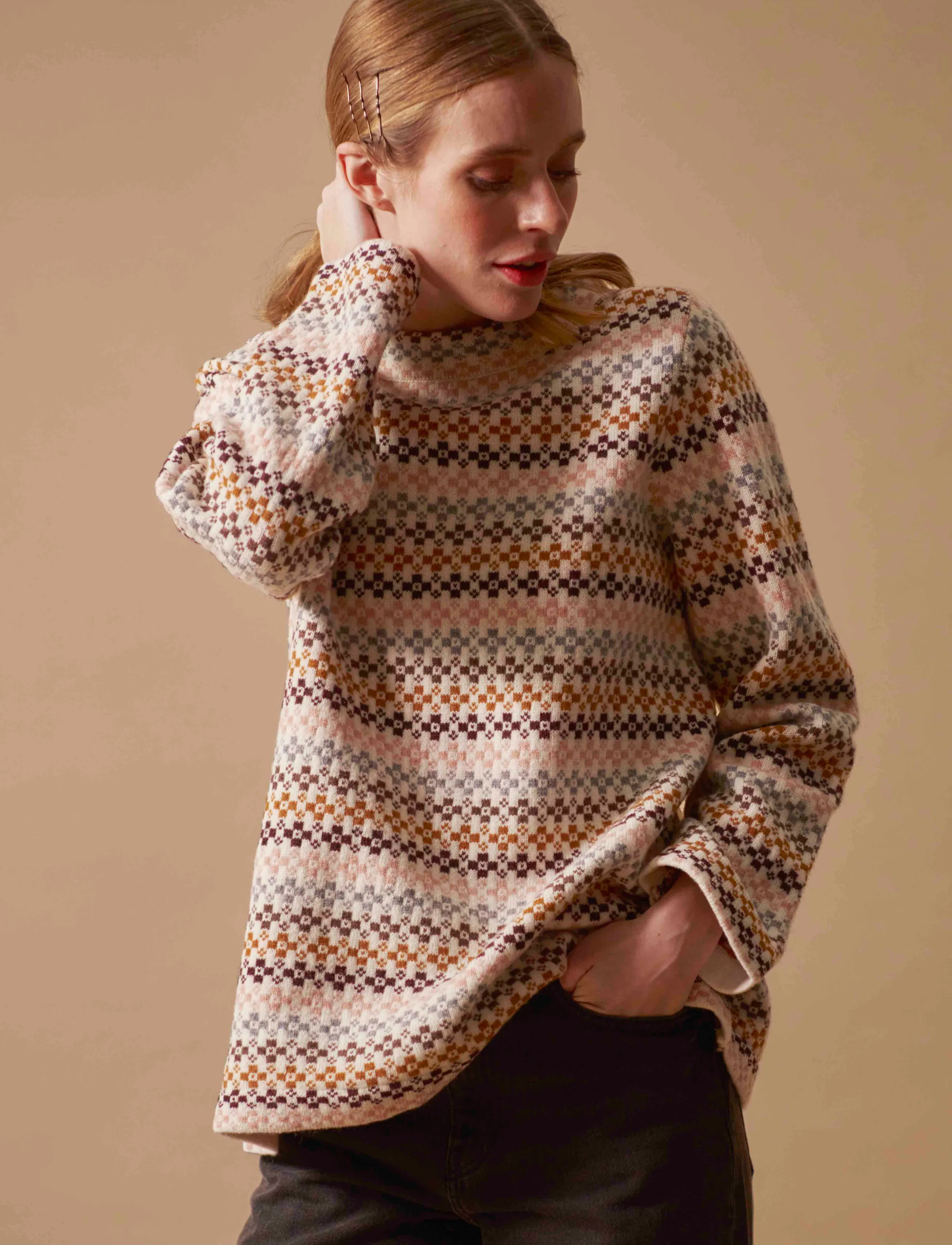 Jumperfabriken - Kajsa Jumper - stickade tröjor - multi - 3