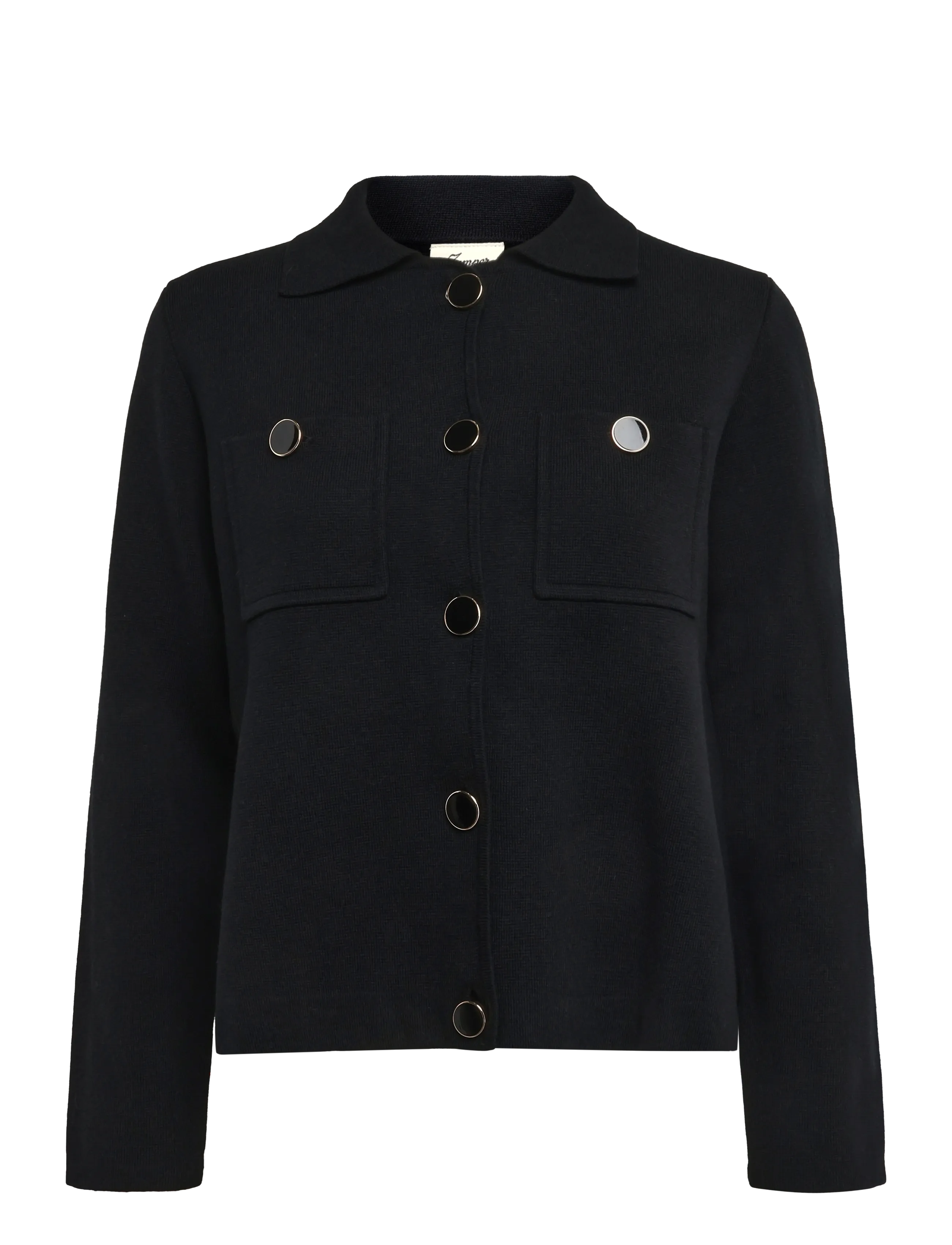 Jumperfabriken Nanette Cardigan - Strickmode - BLACK / black