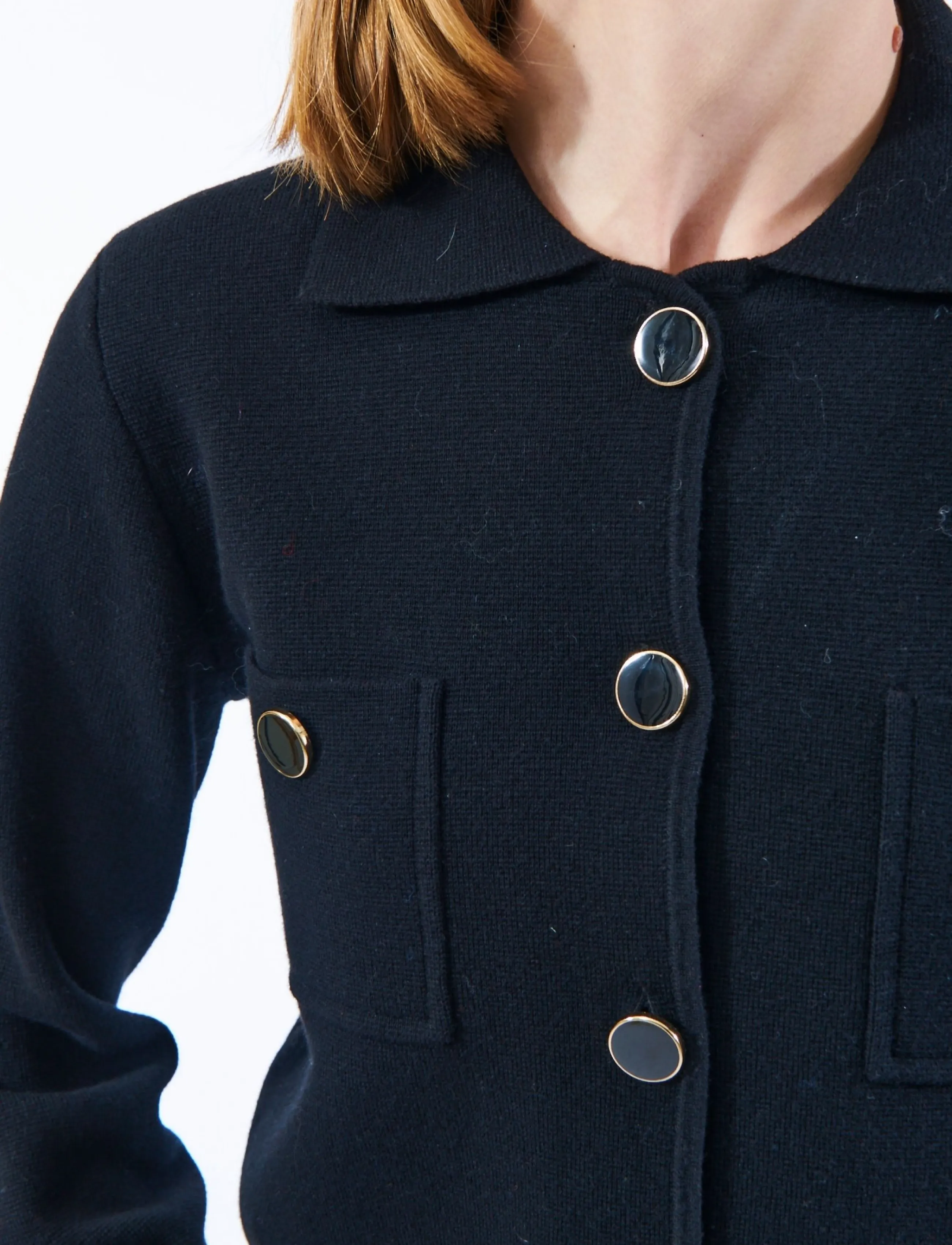 Jumperfabriken - Nanette Cardigan - black - 4