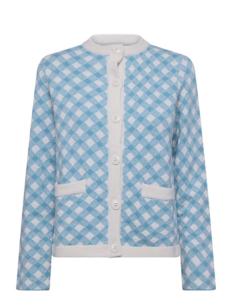 Jumperfabriken - Nadine Cardigan - strickjacken - turquoise - 1