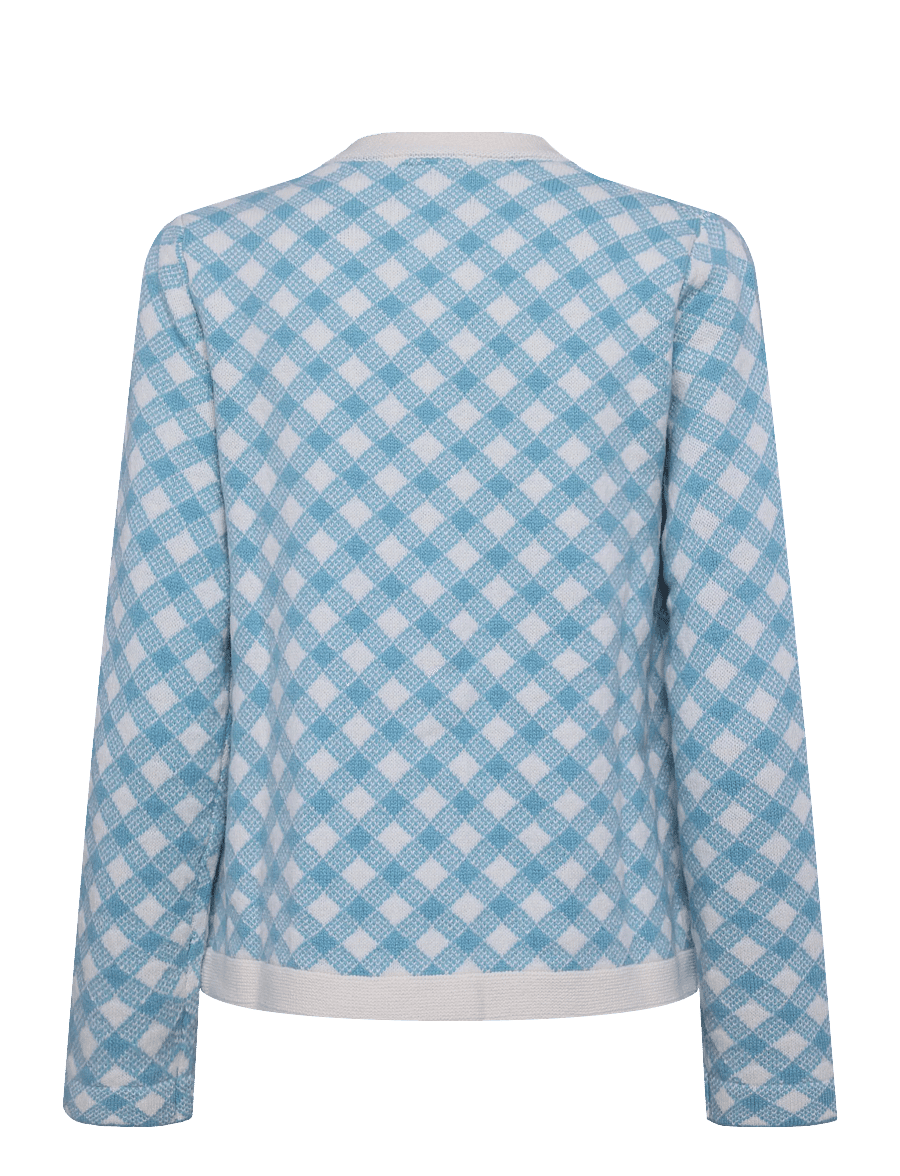 Jumperfabriken - Nadine Cardigan - strickjacken - turquoise - 2