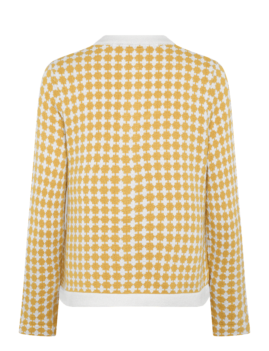 Jumperfabriken - Nadine Cardigan - cardigans - yellow - 2