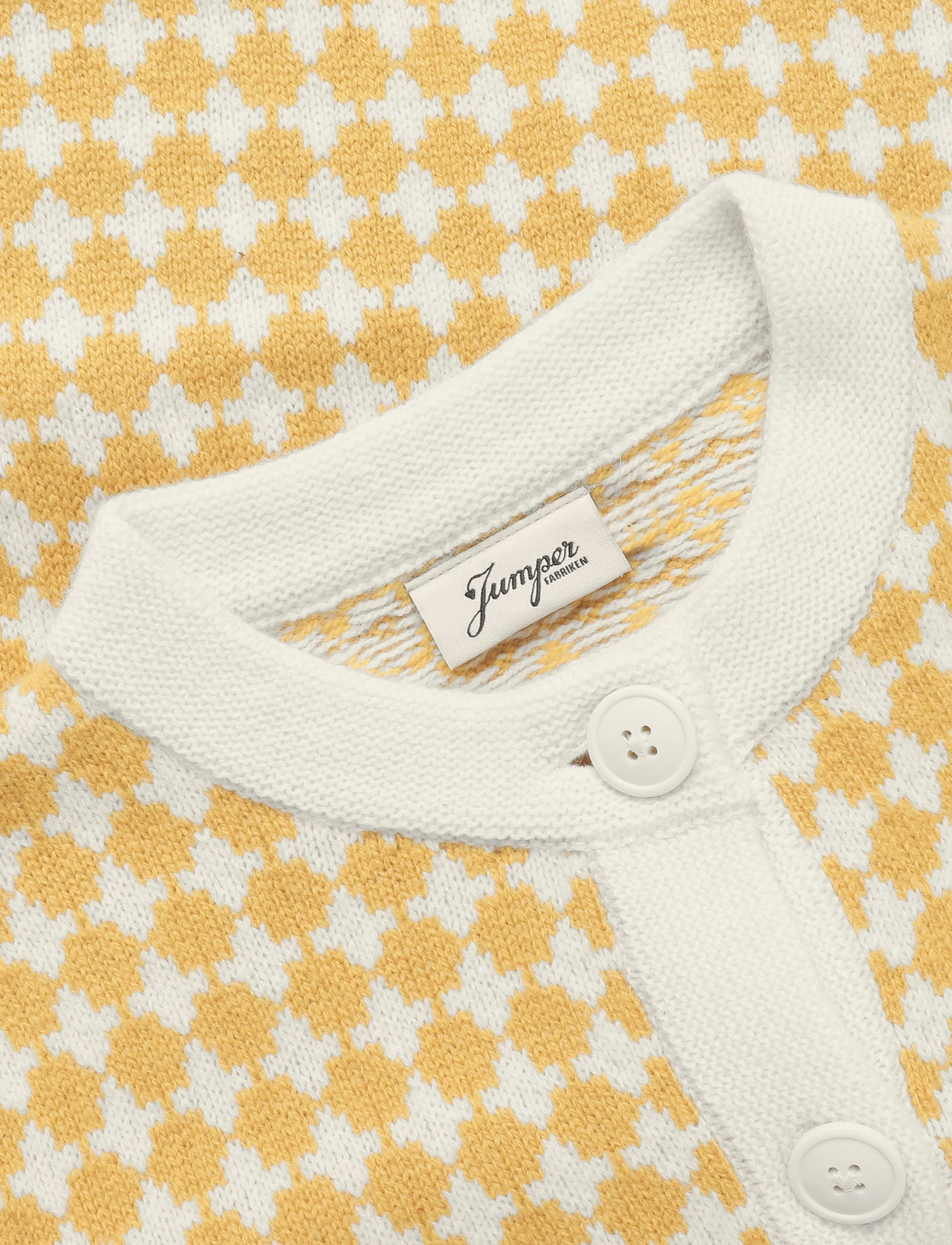 Jumperfabriken - Nadine Cardigan - cardigans - yellow - 4