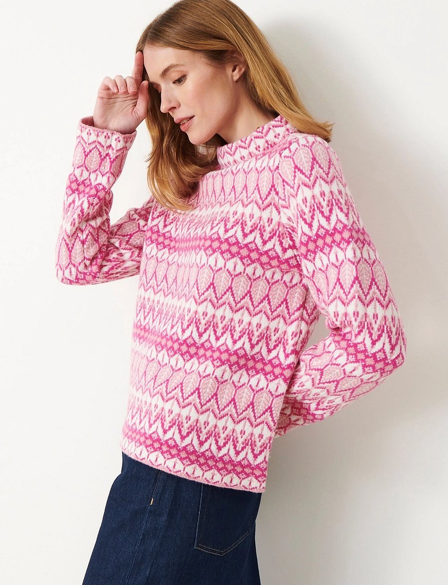Jumperfabriken - Rosalinda Jumper - striktrøjer - pink - 4
