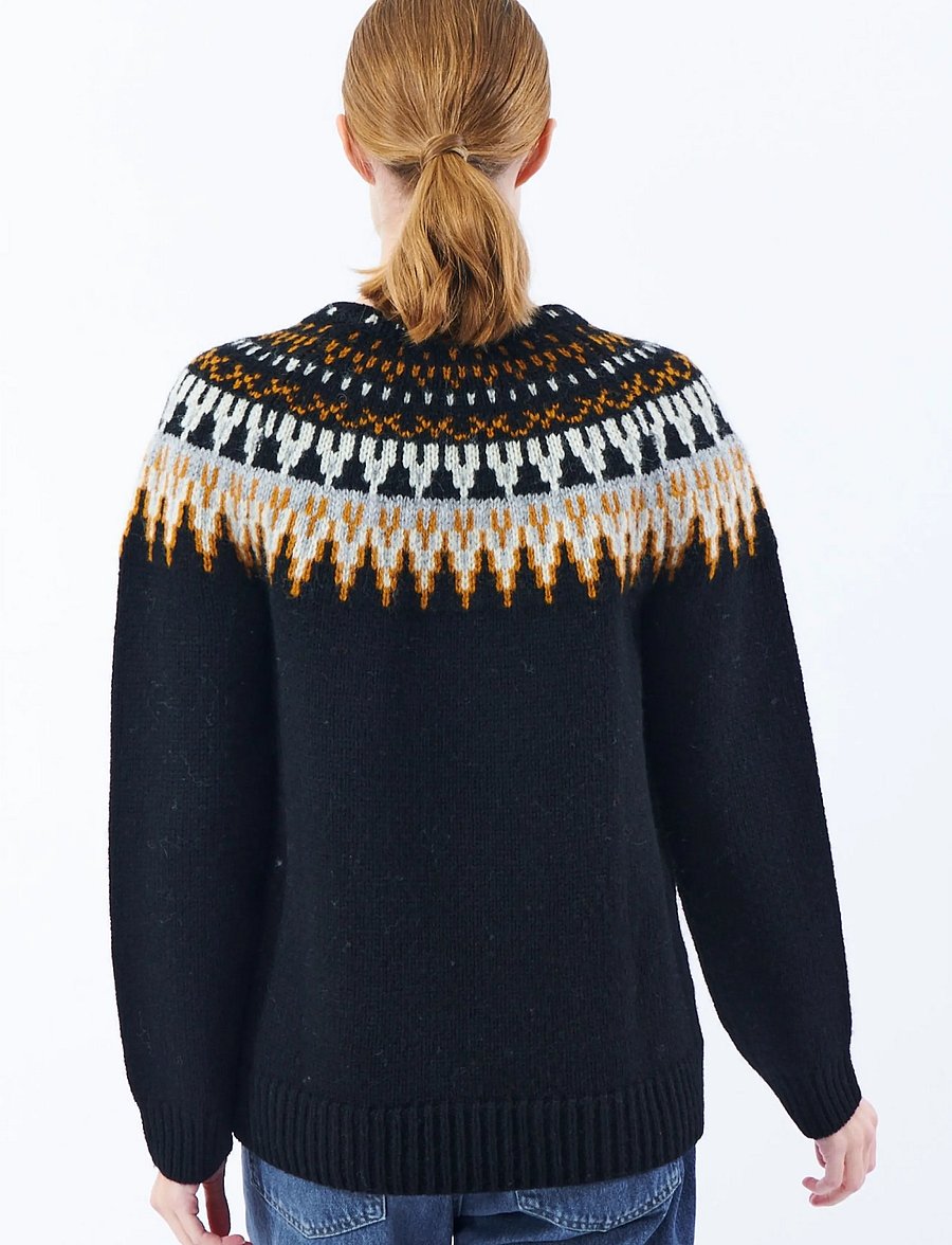 Jumperfabriken - Veda Jumper - striktrøjer - black - 3