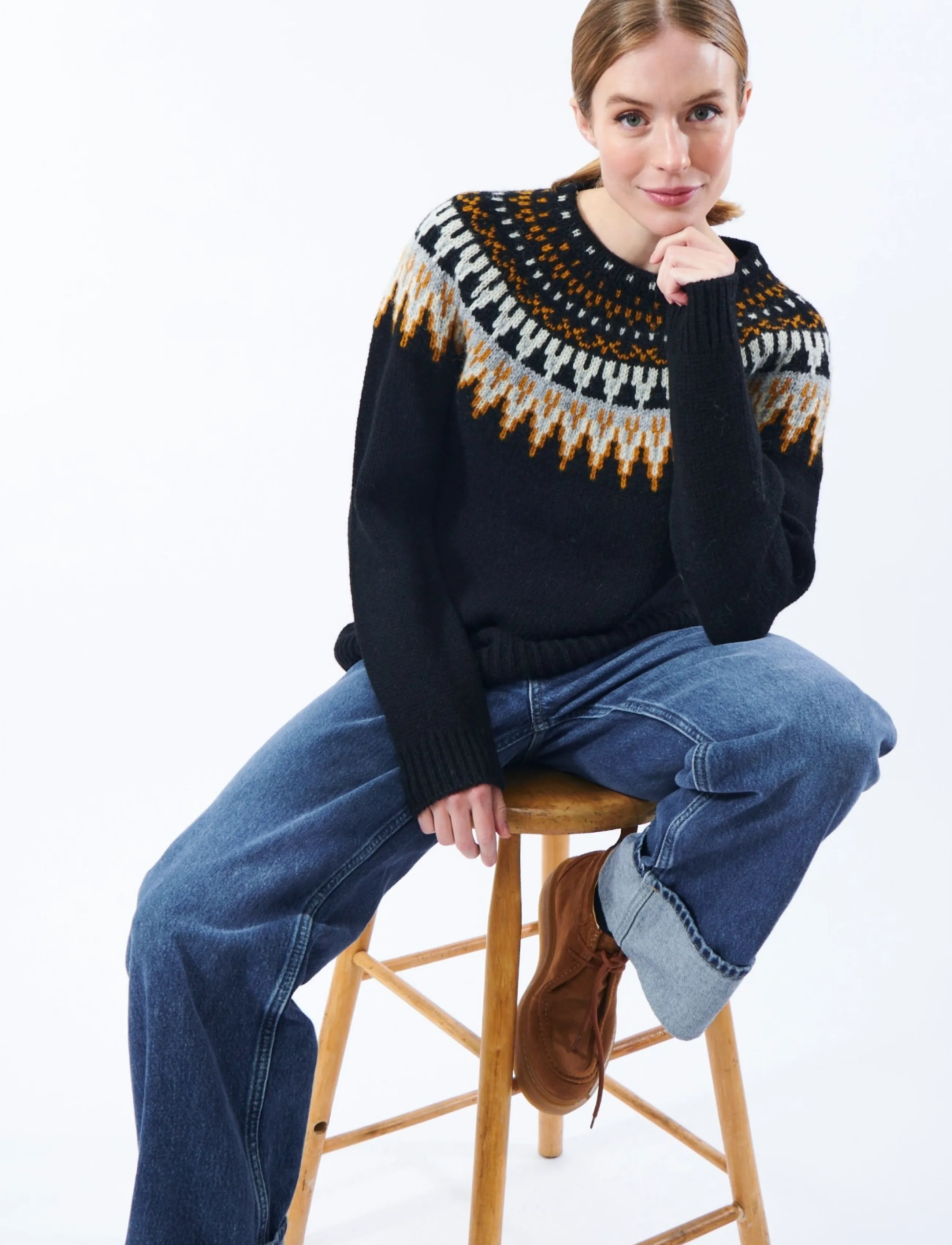 Jumperfabriken - Veda Jumper - jumpers - black - 4