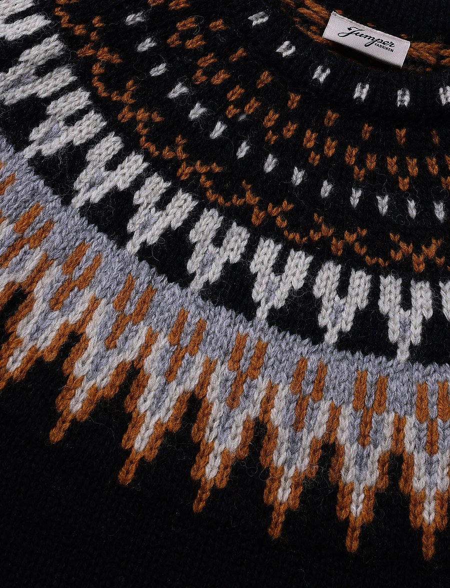 Jumperfabriken - Veda Jumper - striktrøjer - black - 5