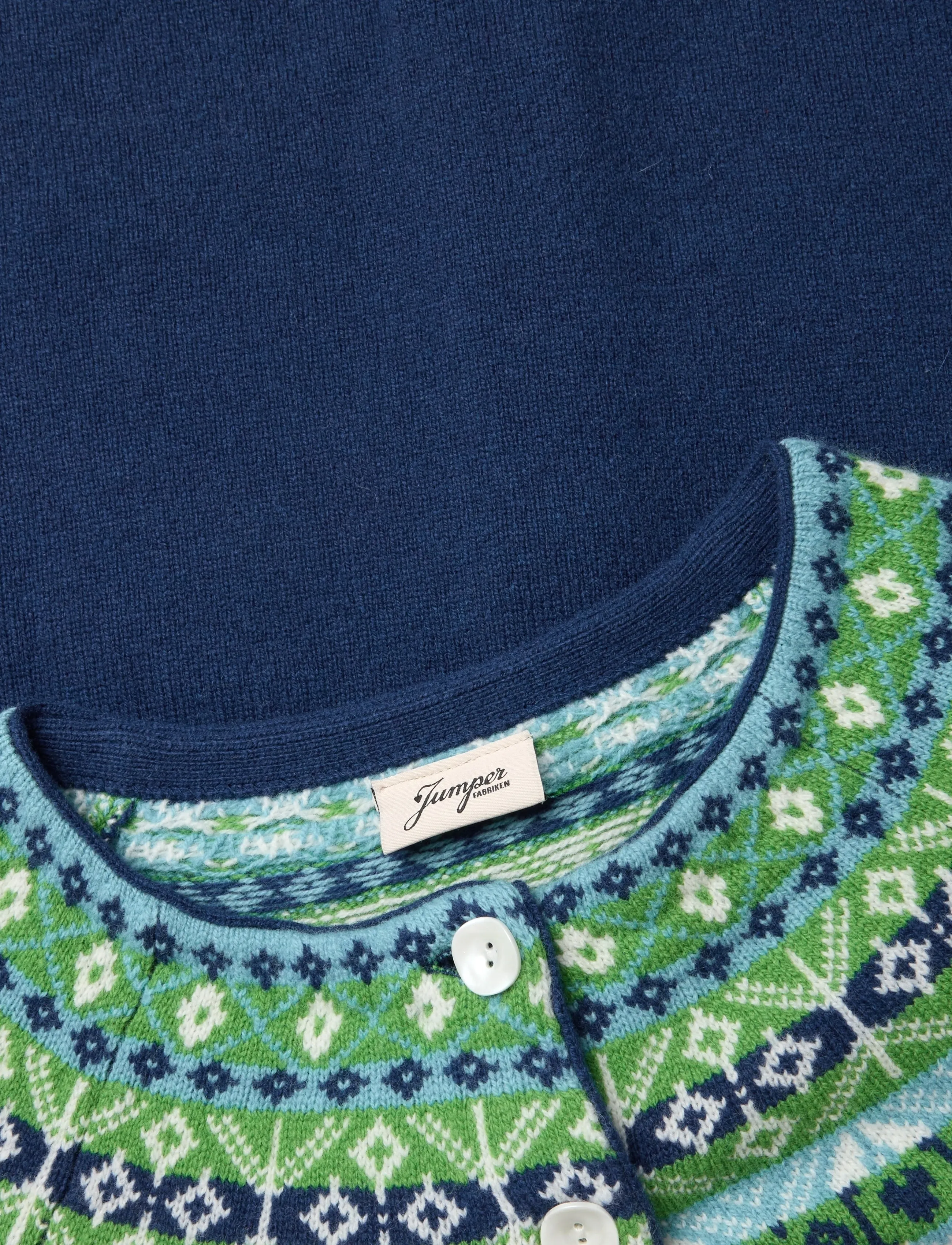 Jumperfabriken - Vendela Cardigan - strickjacken - midnight blue - 5