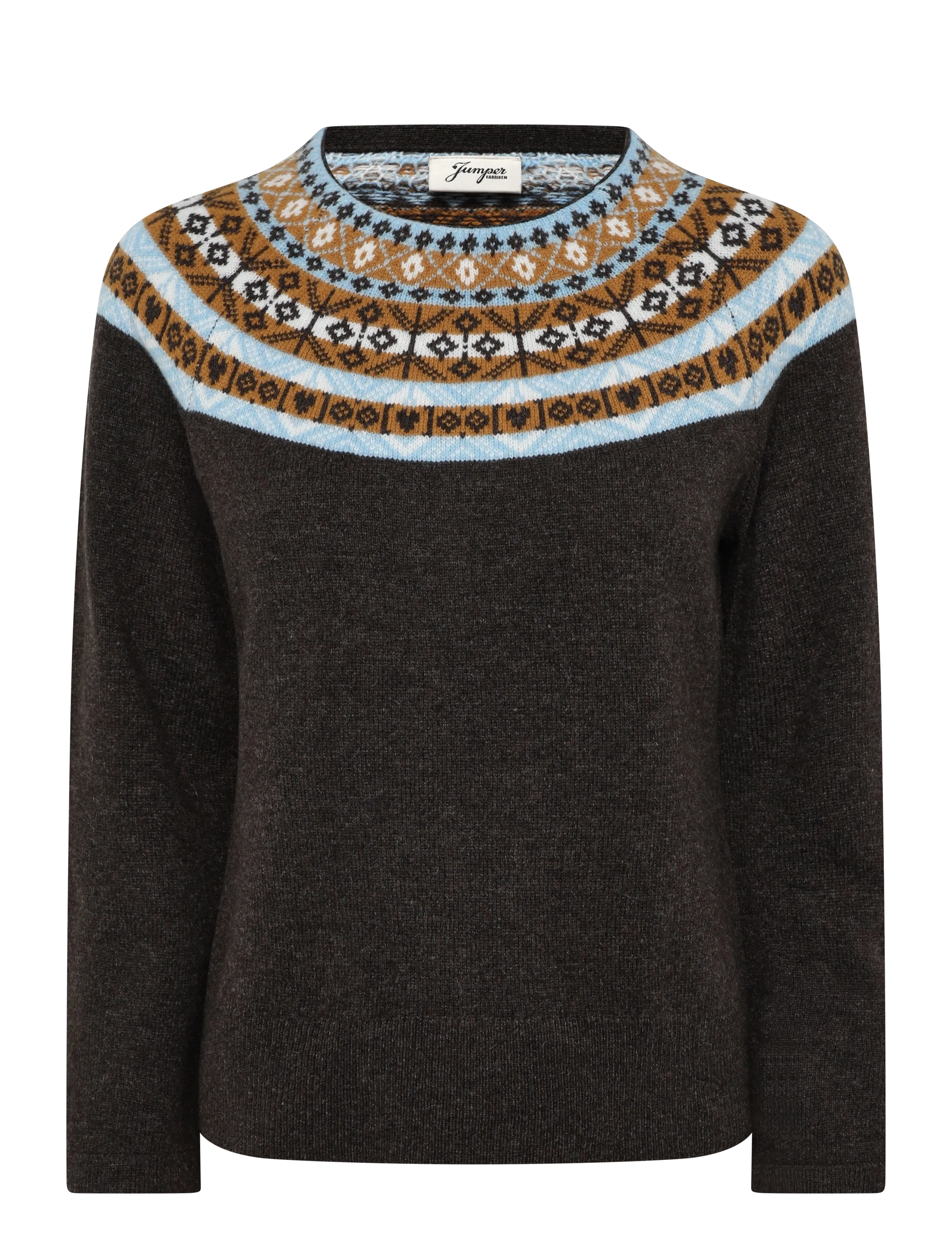 Jumperfabriken Vera Jumper - Farben der Saison - DK BROWN / brown