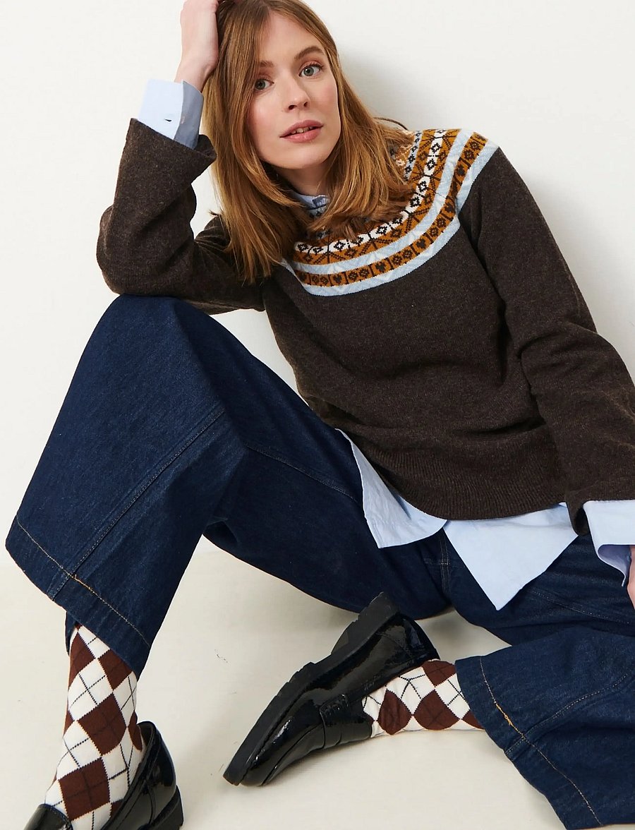 Jumperfabriken - Vera Jumper - jumpers - dk brown - 0