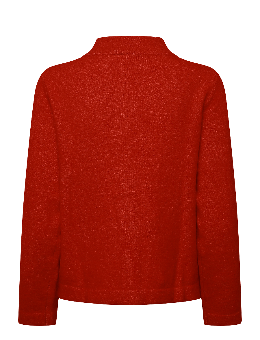Jumperfabriken - Cicely Cardigan - koftor - red - 2