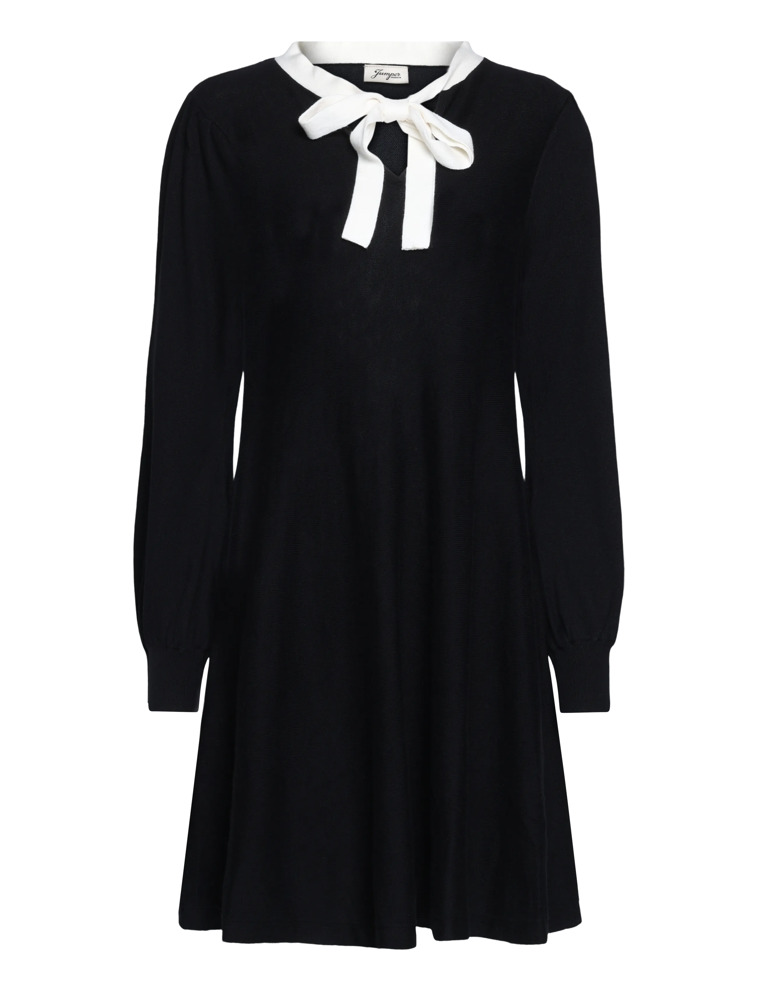 Jumperfabriken - Emla Dress - knitted dresses - black - 1
