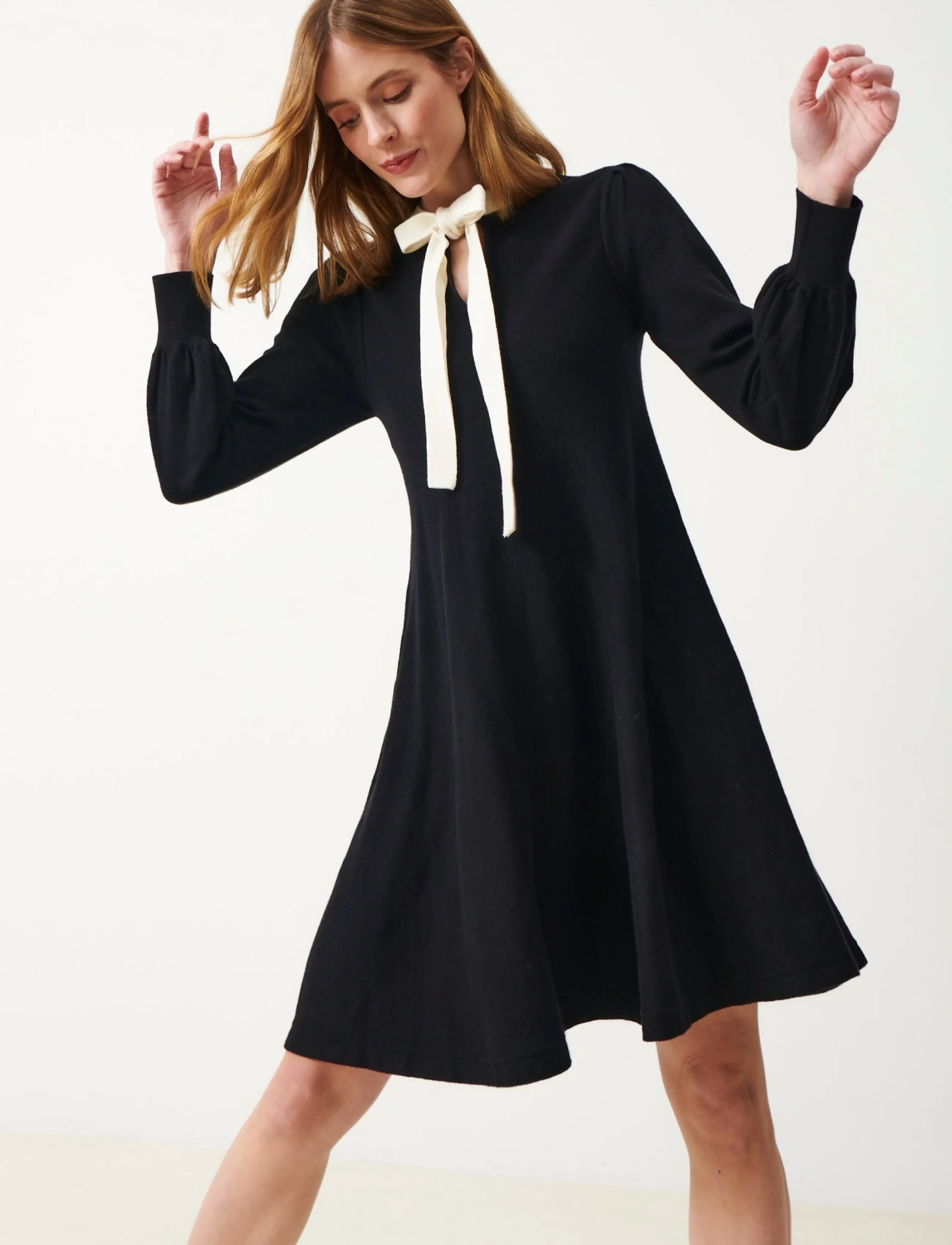 Jumperfabriken Emla Dress - Kläder - BLACK / black