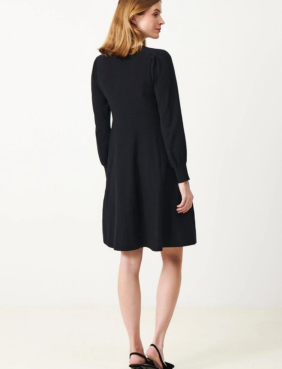 Jumperfabriken - Emla Dress - stickade klänningar - black - 3