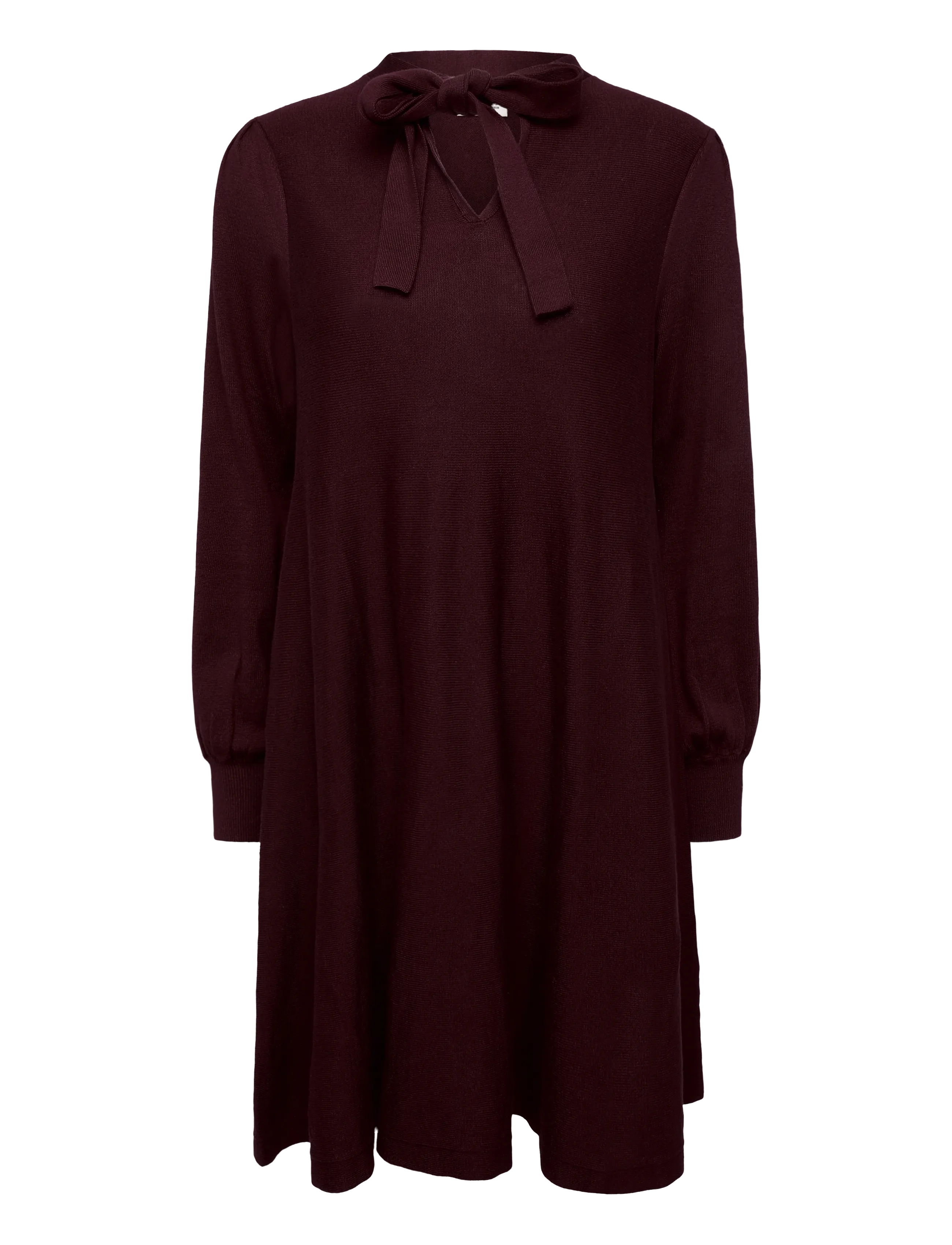Jumperfabriken - Emla Dress - kootud kleidid - burgundy - 1