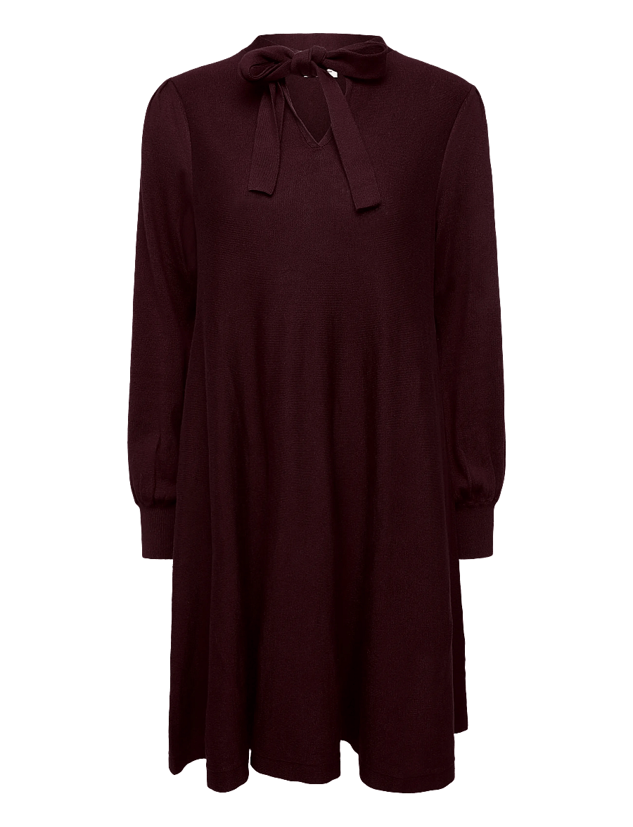 Jumperfabriken - Emla Dress - kootud kleidid - burgundy - 1