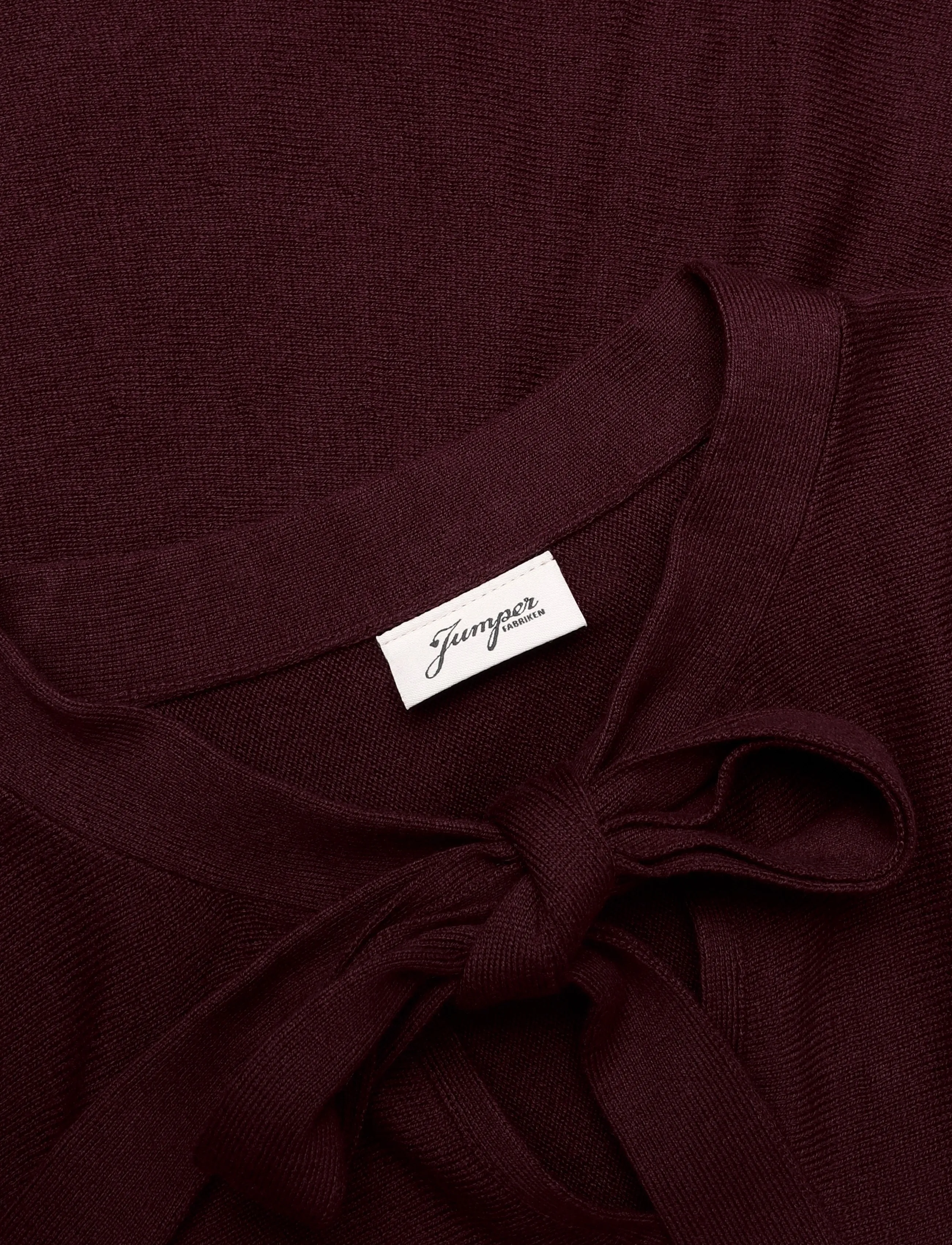 Jumperfabriken - Emla Dress - kootud kleidid - burgundy - 5