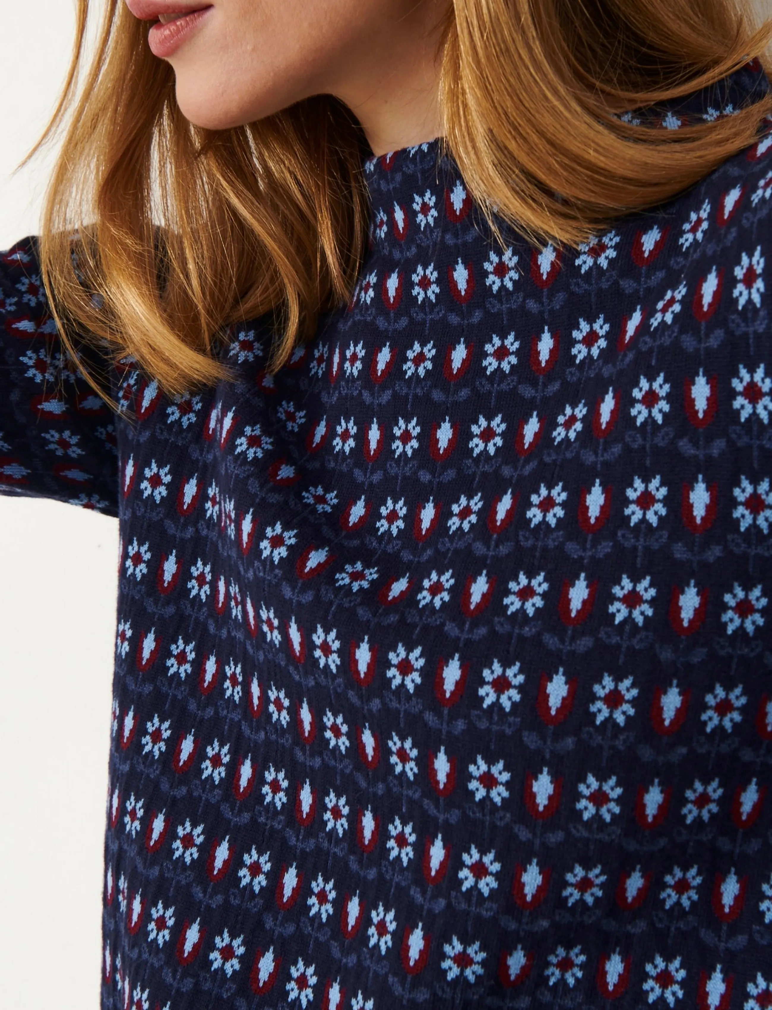 Jumperfabriken - Casey Dress - kootud kleidid - navy - 4