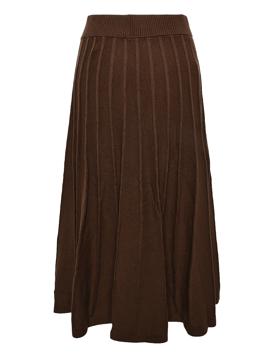 Jumperfabriken - Klara Skirt - strickröcke - brown - 2
