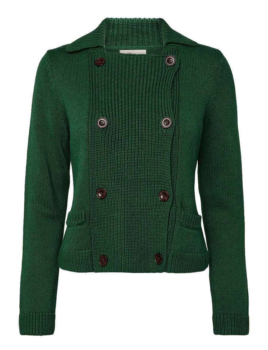 Jumperfabriken - Thora Cardigan - green - 1