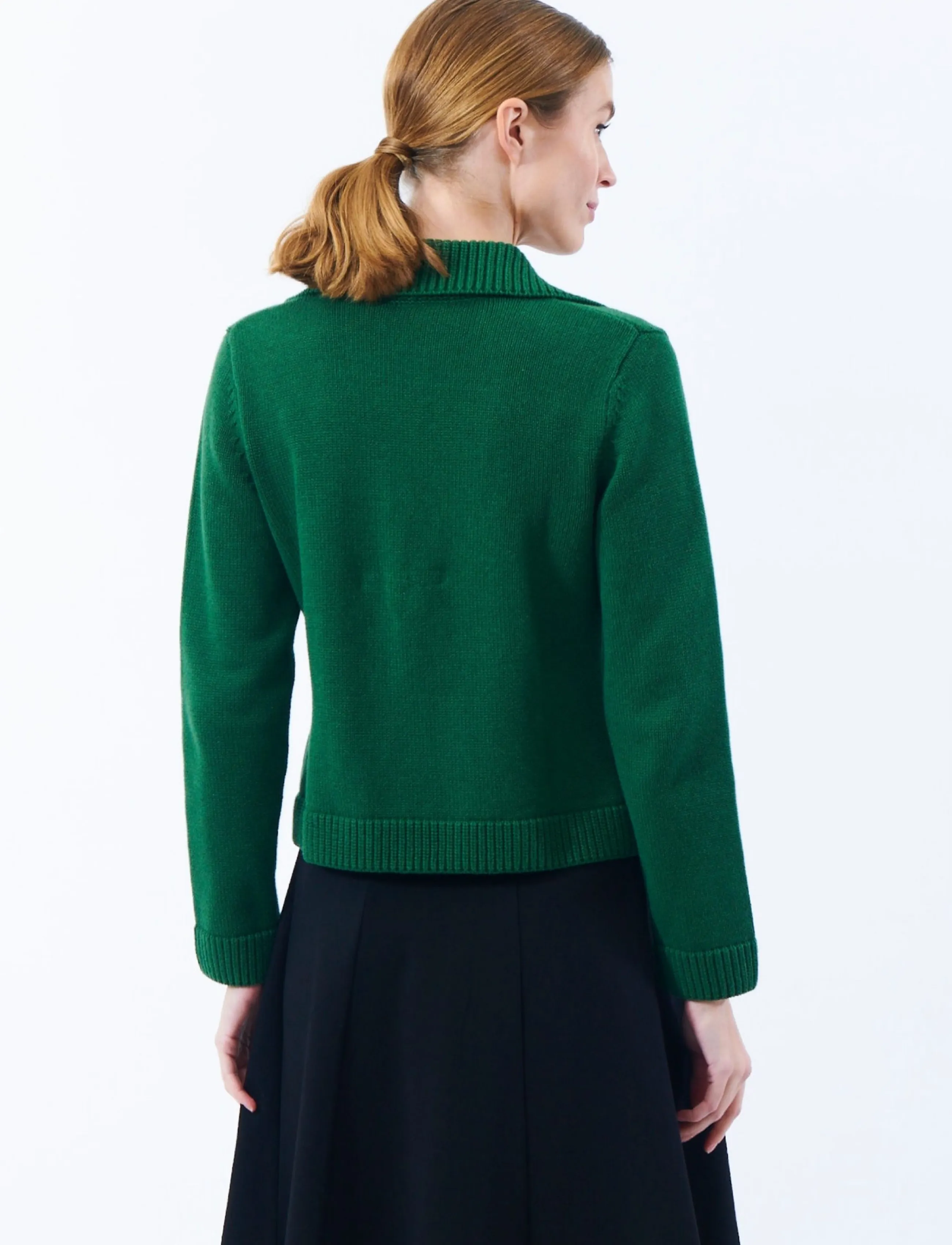 Jumperfabriken - Thora Cardigan - green - 3