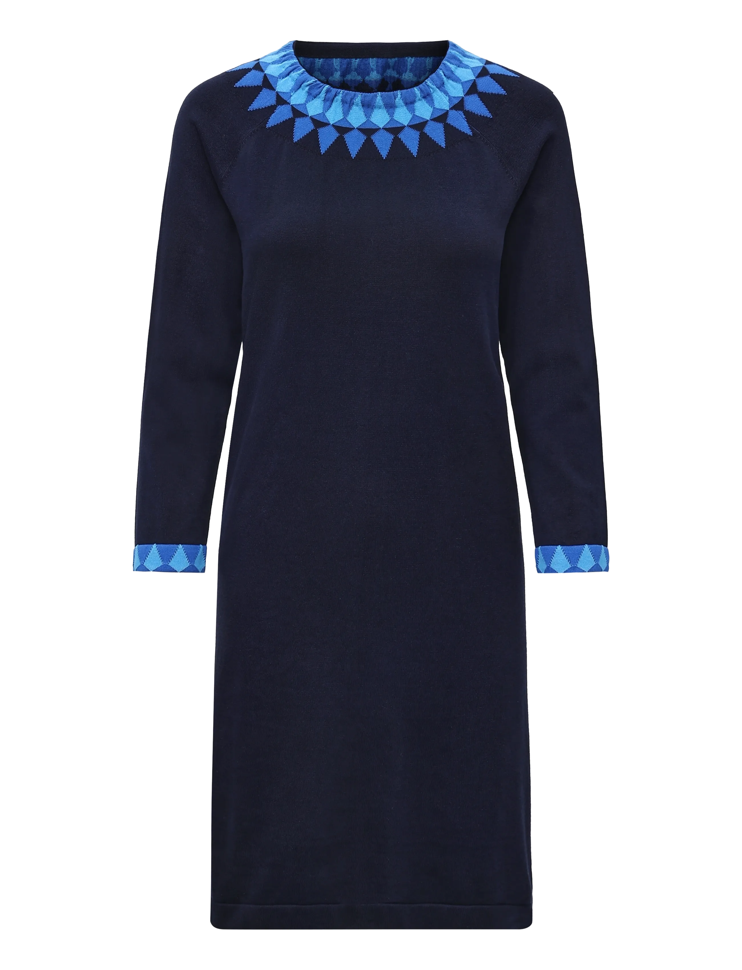 Jumperfabriken - Tindra Dress - stickade klänningar - navy - 1