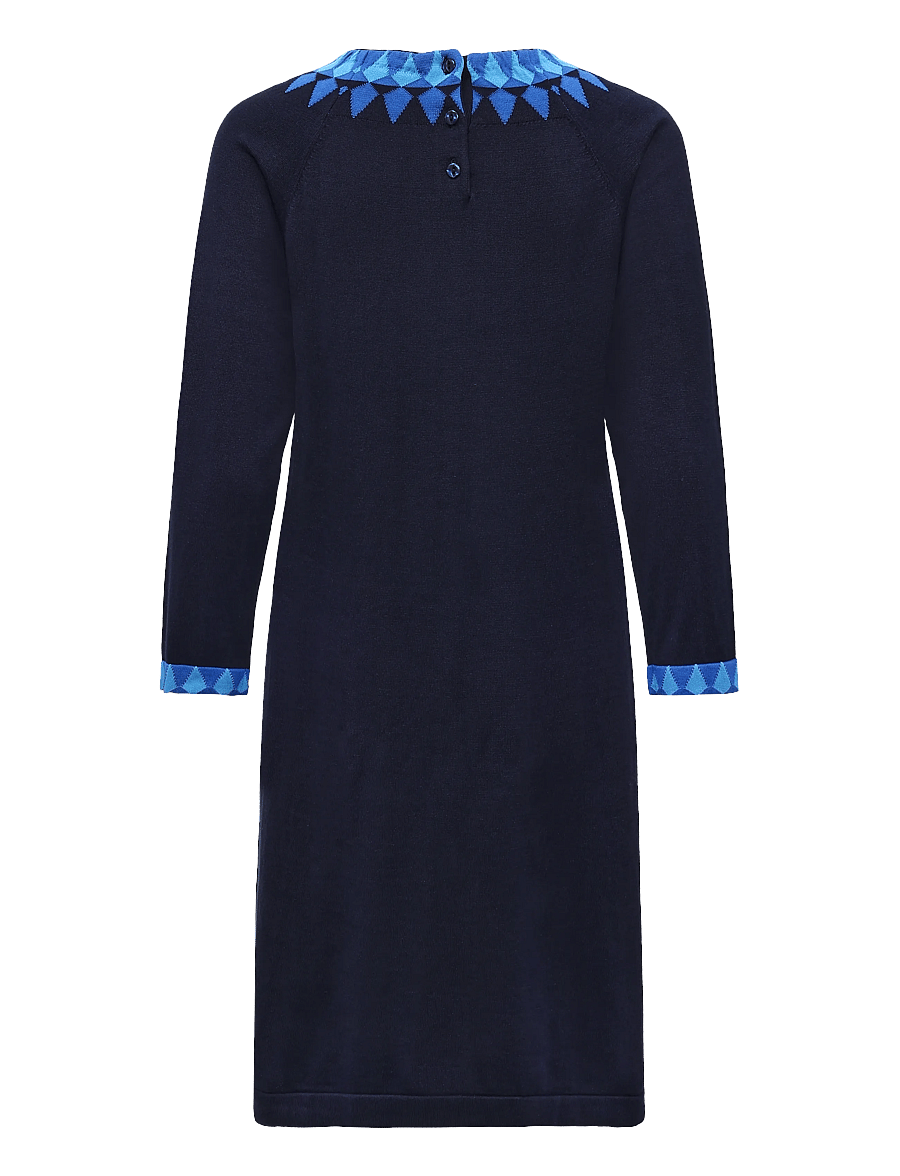 Jumperfabriken - Tindra Dress - stickade klänningar - navy - 2
