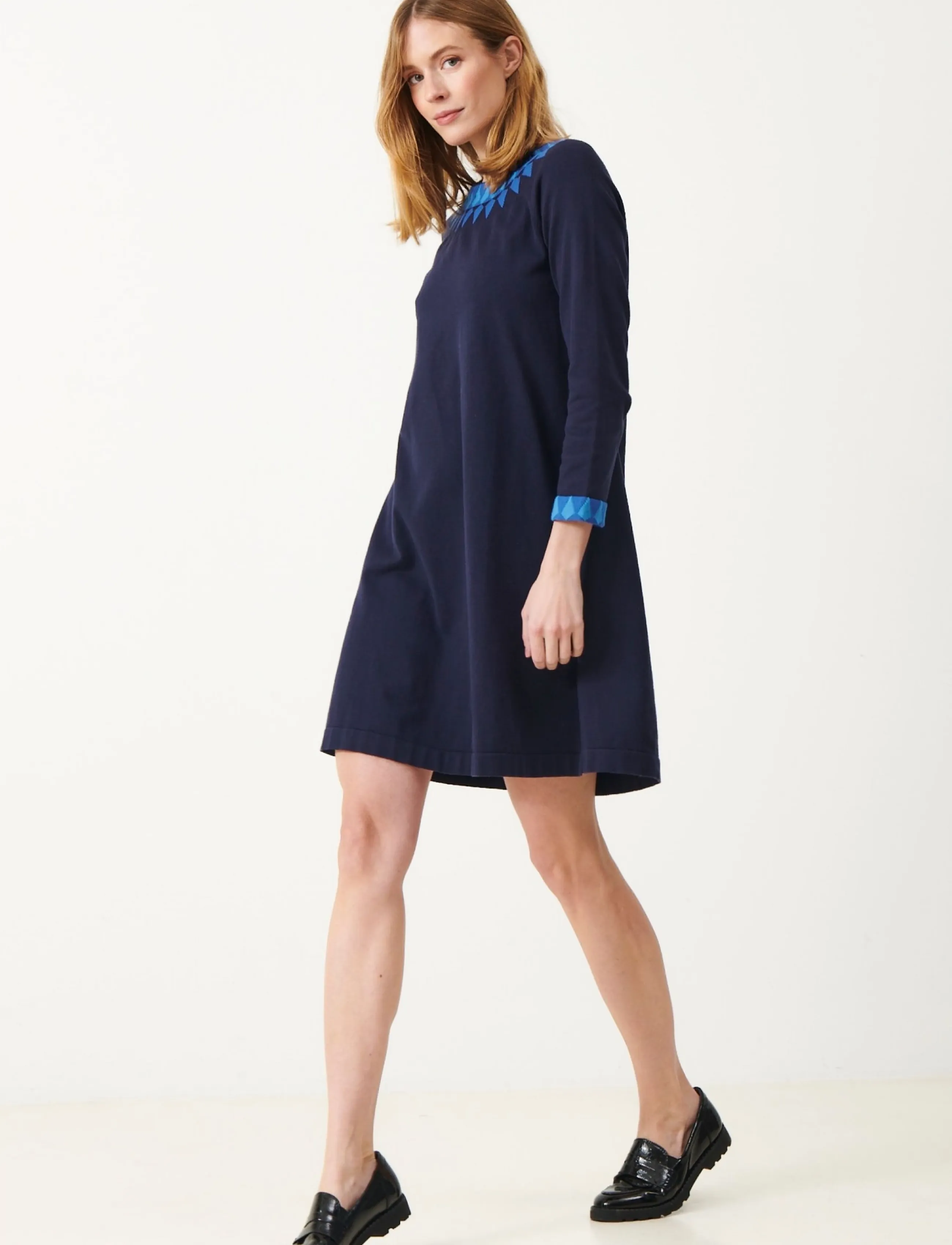 Jumperfabriken Tindra Dress - Midiklänningar - NAVY / navy