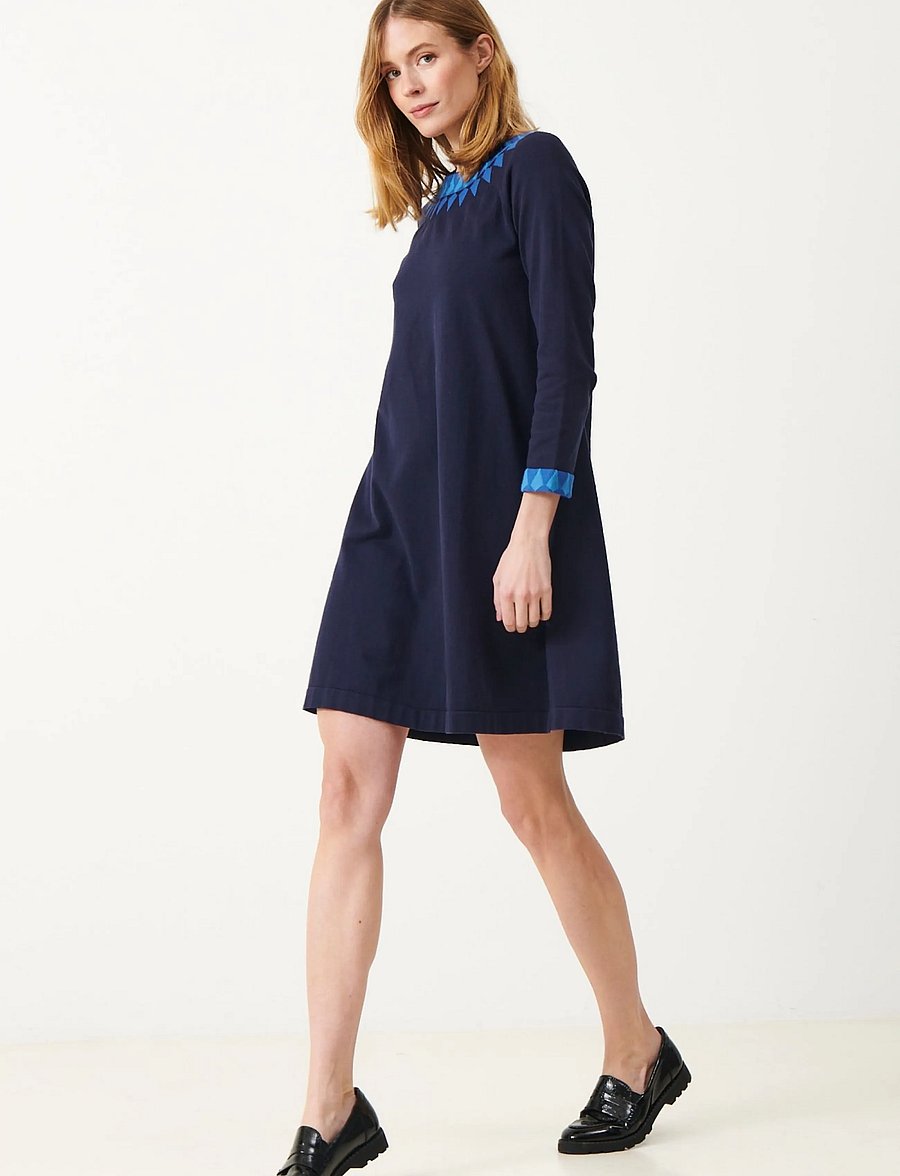 Jumperfabriken - Tindra Dress - stickade klänningar - navy - 0