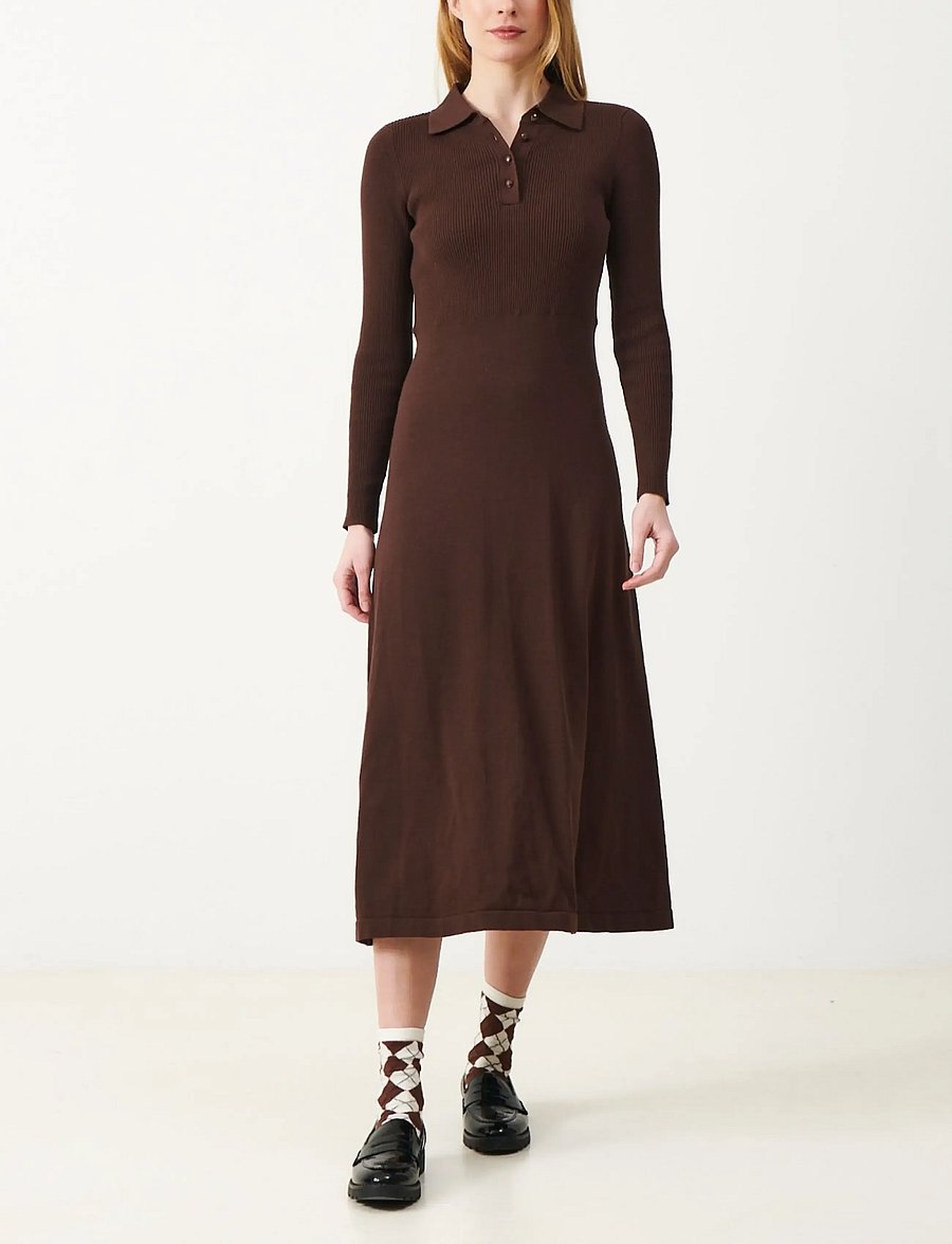 Jumperfabriken - Tyne Dress - brown - 0