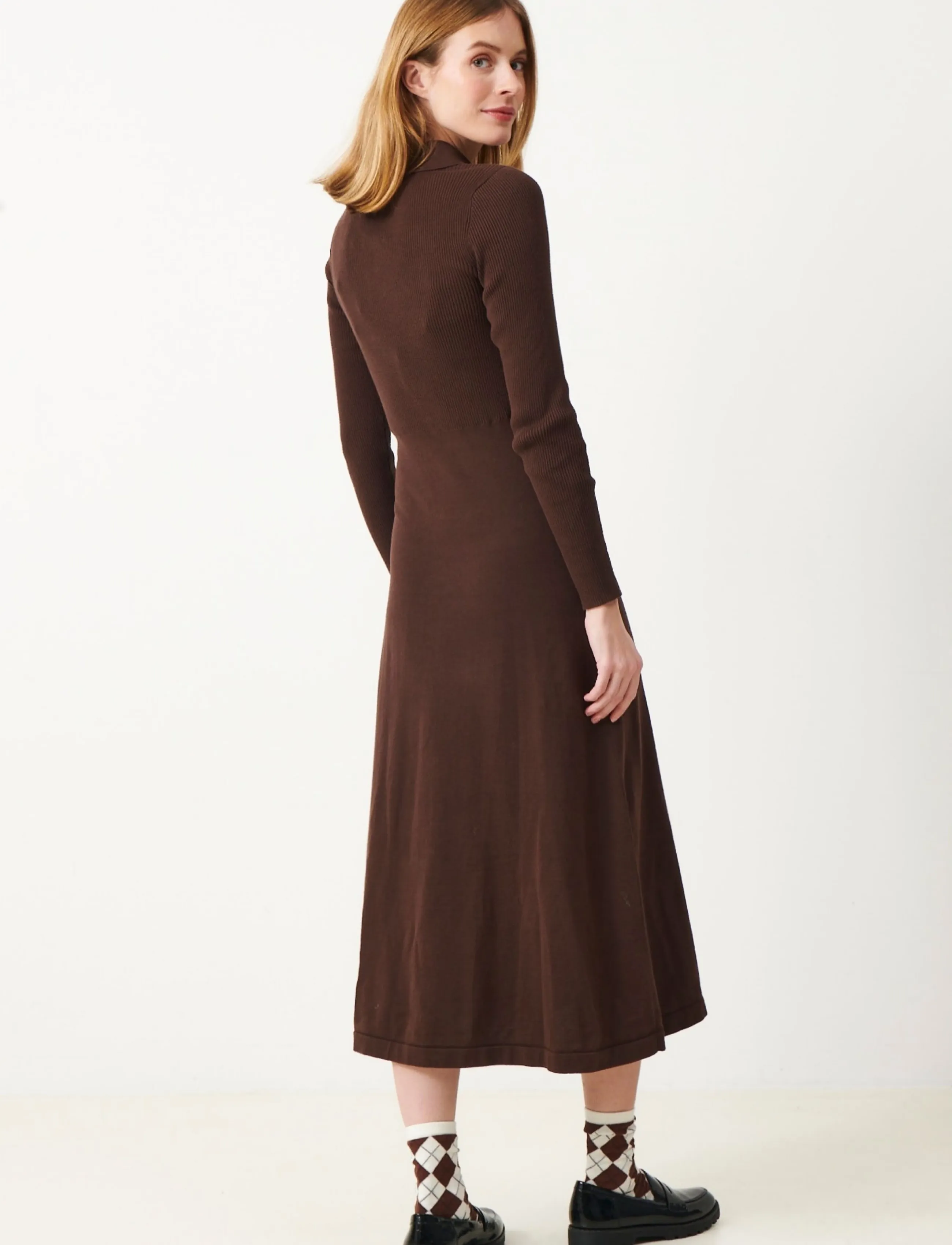 Jumperfabriken - Tyne Dress - brown - 3