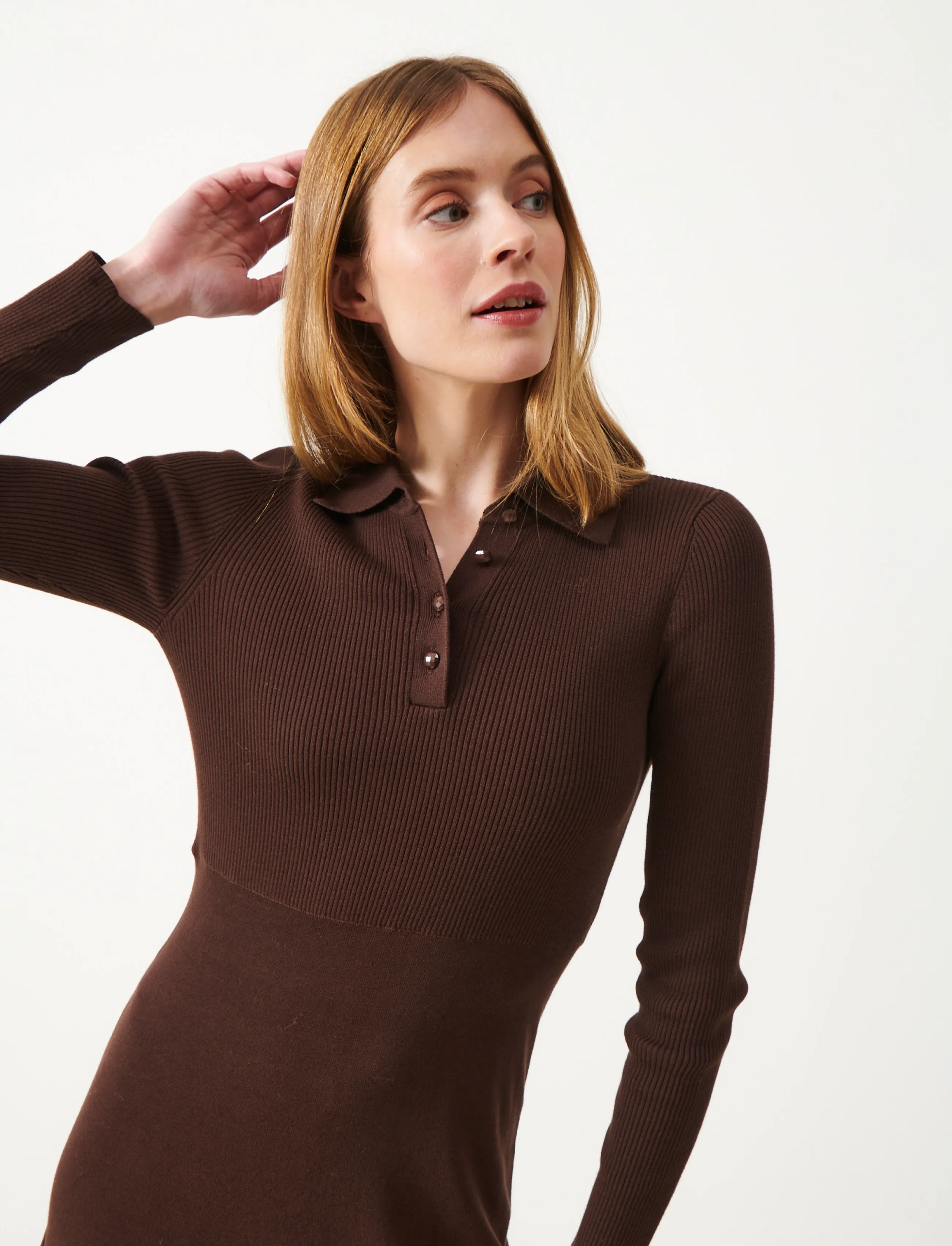 Jumperfabriken - Tyne Dress - brown - 4