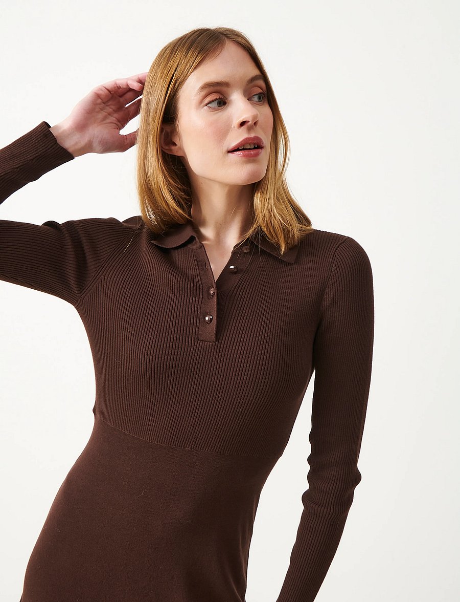 Jumperfabriken - Tyne Dress - brown - 4